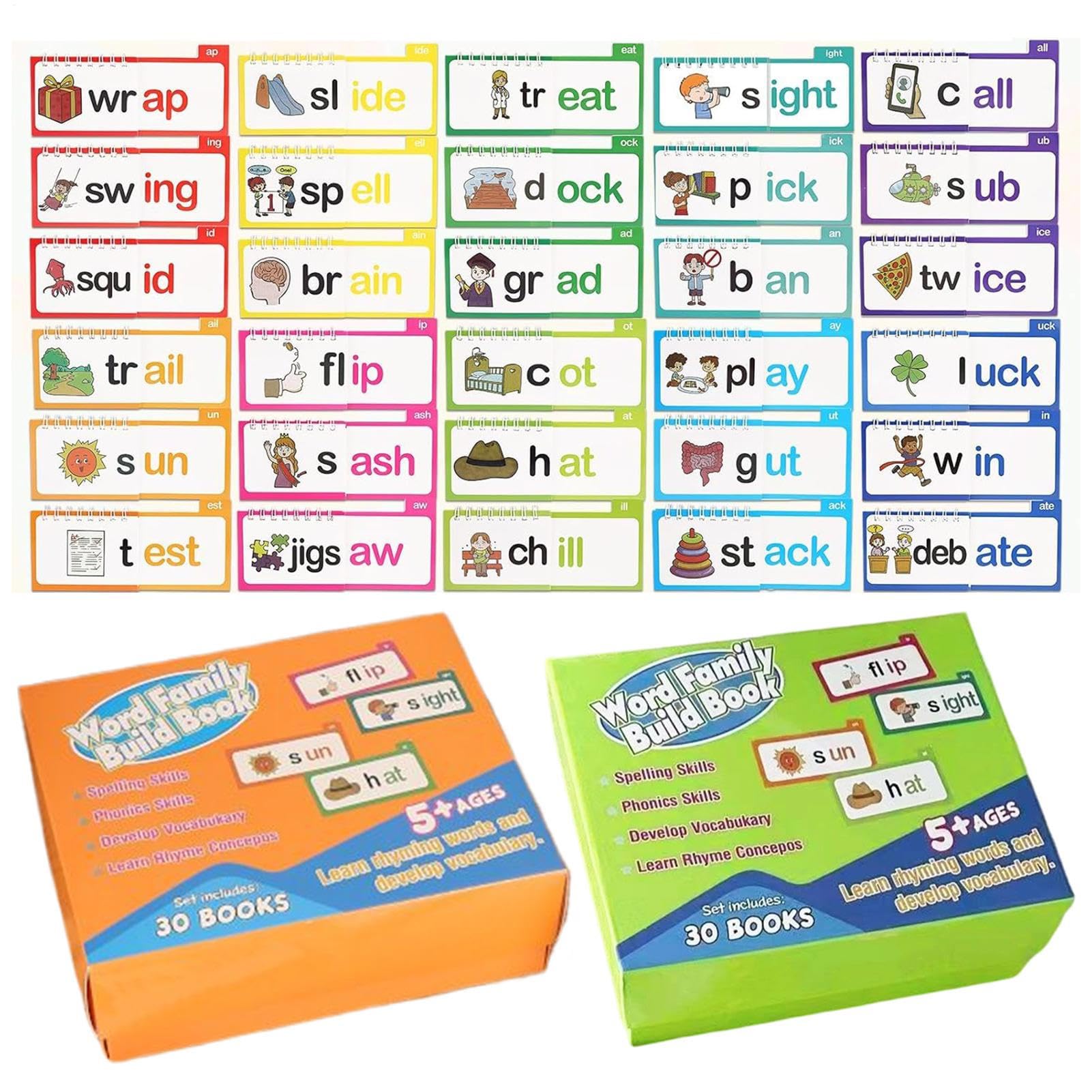 Livre de construction de mots pour surmonter les difficultés de lecture chez les petits - 2