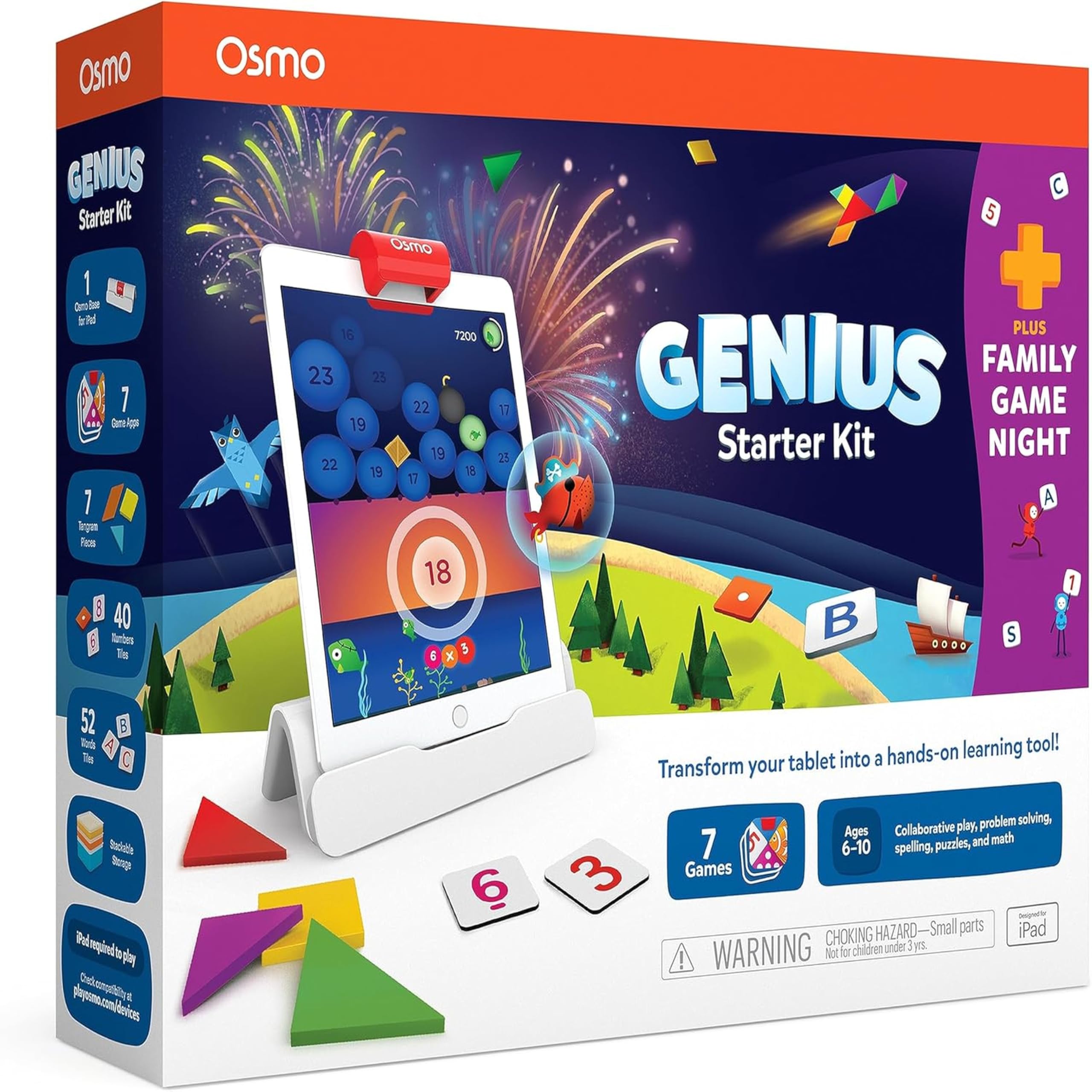 Amazon.com: Osmo Genius Starter Kit for Kids Ages 6–10 | 7 