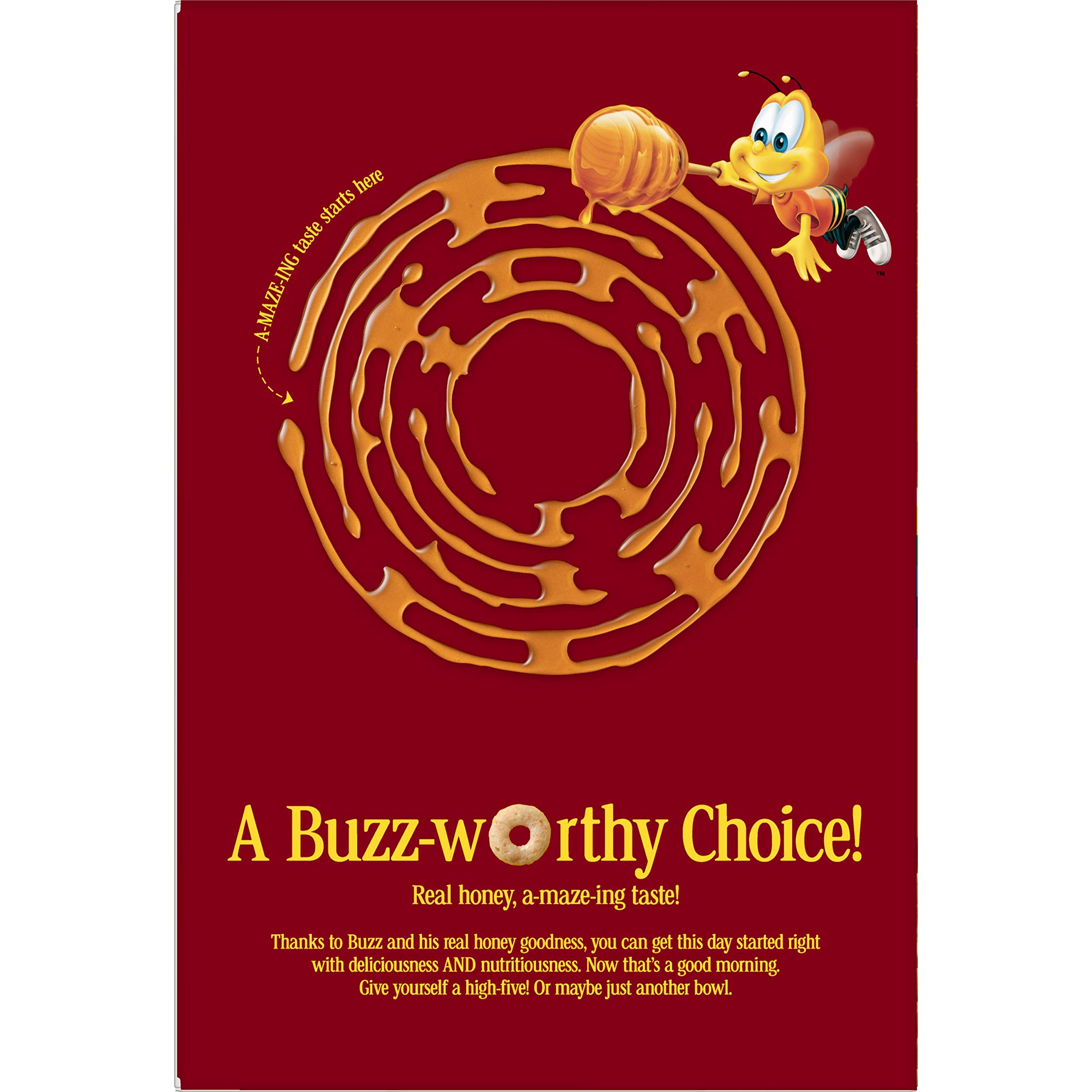 Honey Nut Cheerios Heart Healthy Cereal, Gluten Free Cereal With Whole