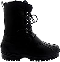 Vista 4 de Botas Polar de invierno, con cordones, de nailon, cortas, para invierno y nieve, para hombre