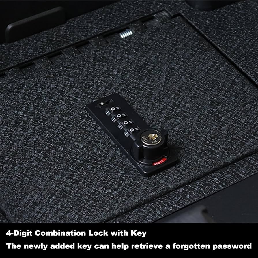 Amazon.com: Center Console Safe Vault - KEREN Console Gun