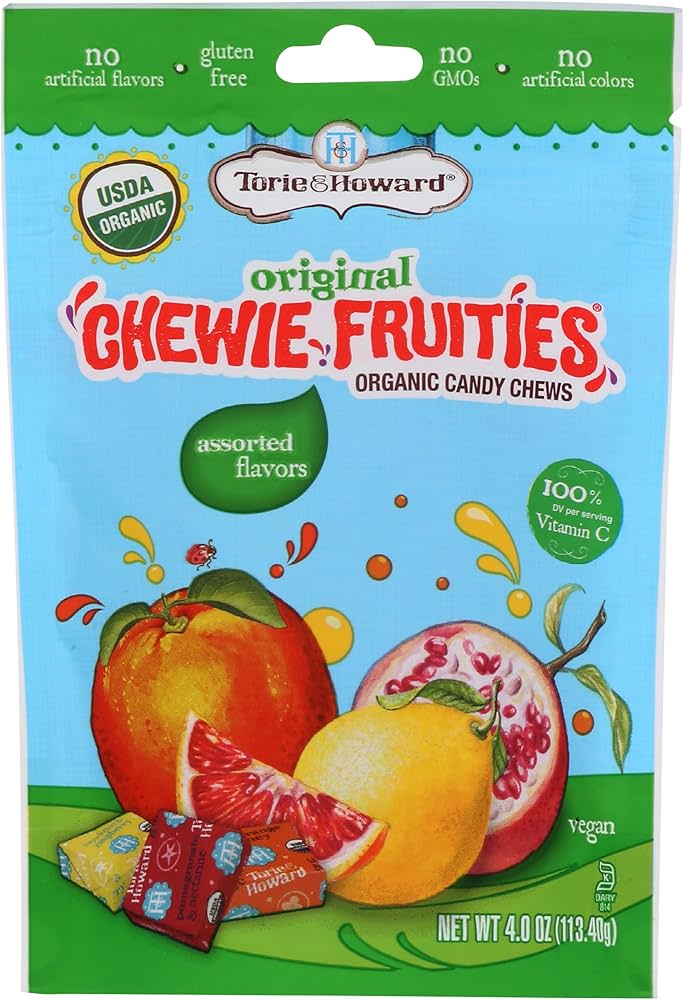 Amazon.com : Torie & Howard Chewie Fruities Organic Candy Assorted
