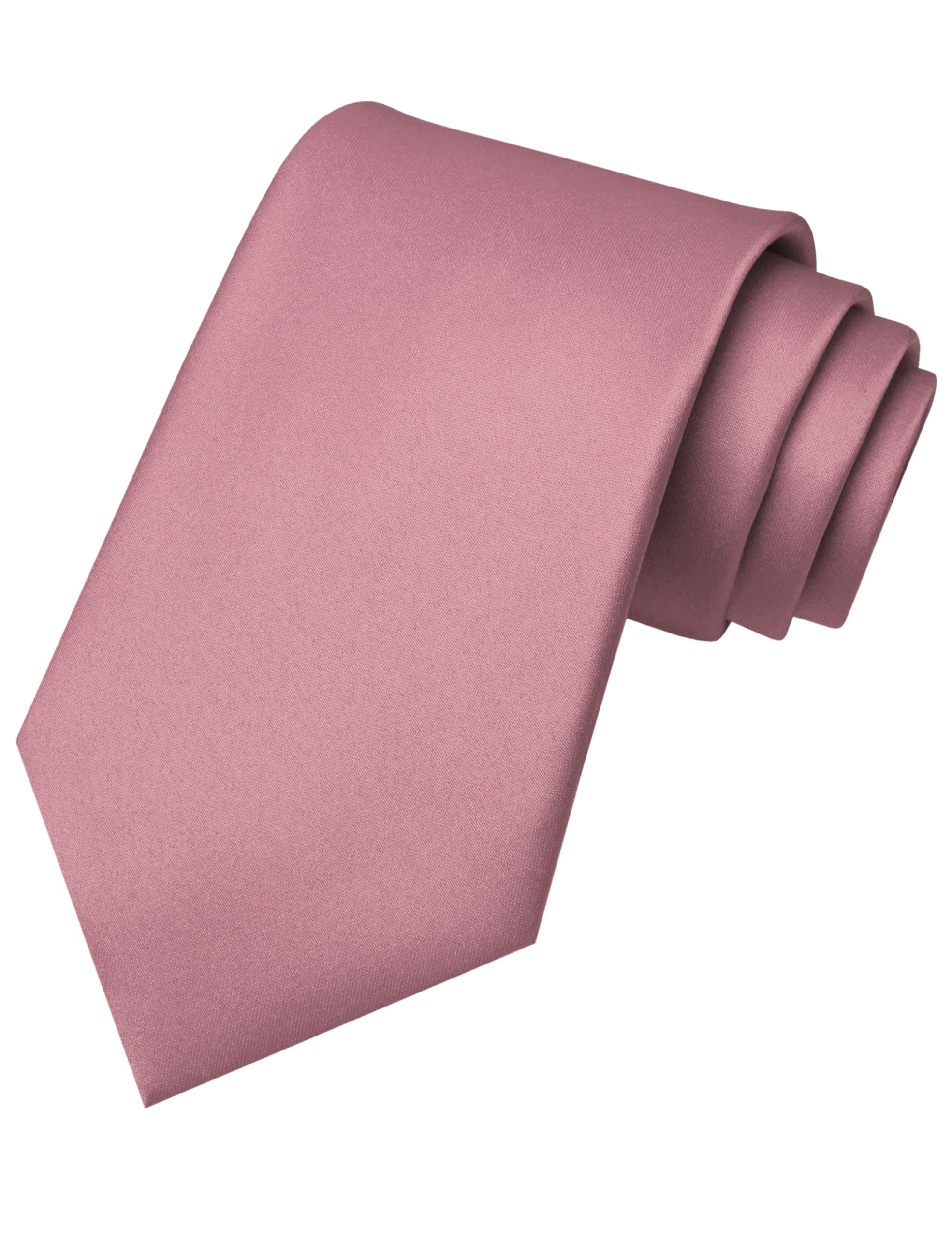 JEMYGINS Solid Color Tie Mens Necktie for Business and Wedding — view 28