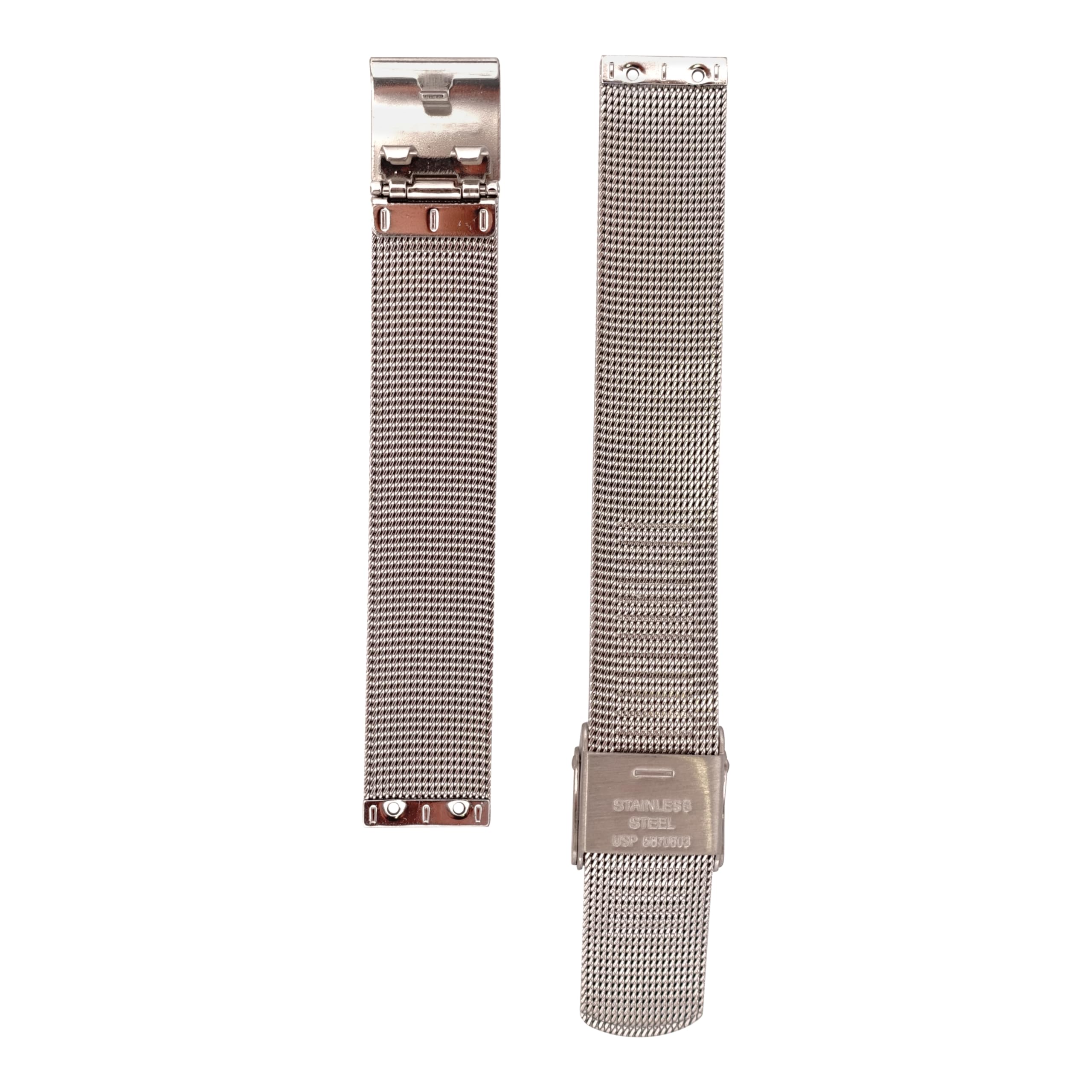 Skagen Uhrenarmbänder für Damen 14mm, Silber Edelstahl, original ersatzband für 358SGSCD