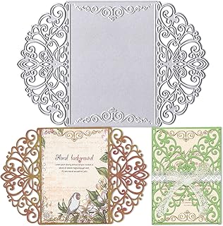 Lace Flower Metal Cutting Dies for Card Making, Wedding Invitation Card ...