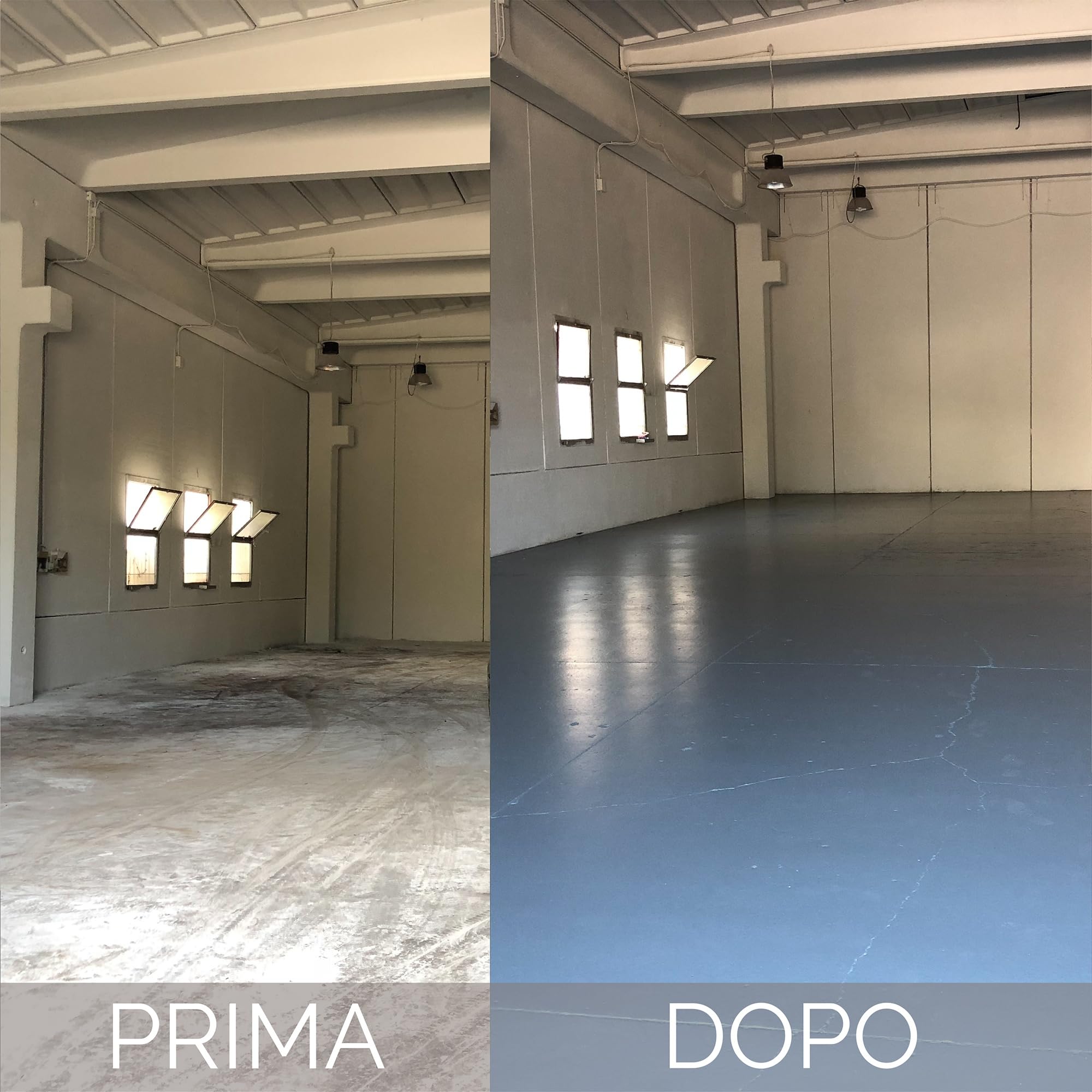 MAKE DESIGN FOR YOU | Resina Epossidica Industriale per Pavimenti, 4 litri, Grigio Scuro, Opaca. Prodotto Certificato HACCP. Resistente a Urti, Graffi, Facile Applicazione e Pulizia. Made in Italy.