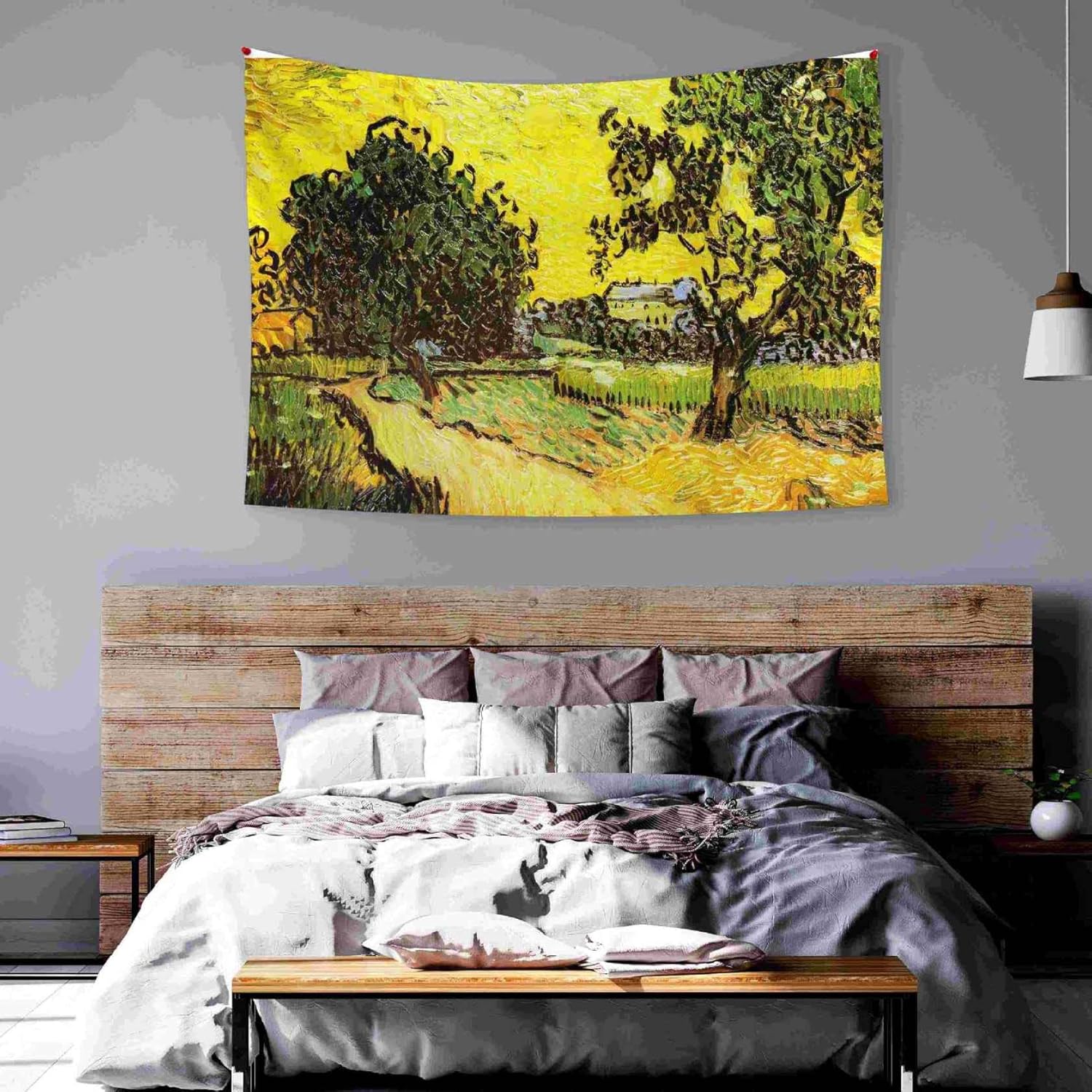 壁掛けタペストリー オシャレ デザイン 油絵 シンプル カフェ タペストリー ヨーロッパスタイル インテリア ウォールデコ 装飾アート 壁掛け ウォールステッカー 風景写真タペストリー 150 130 最大66 オフ