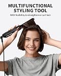 Small Flat Irons for Short Hair, 3/10'' Pencil Flat Iron, Pixie Cut and Bangs, Mini Hair Straightener with LED Display, Tiny Hair Straightener with Temperature Adjustable, Auto Shut Off