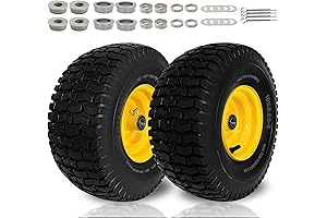 2PCS Tubeless Lawn Mower Front Tires For John Deere