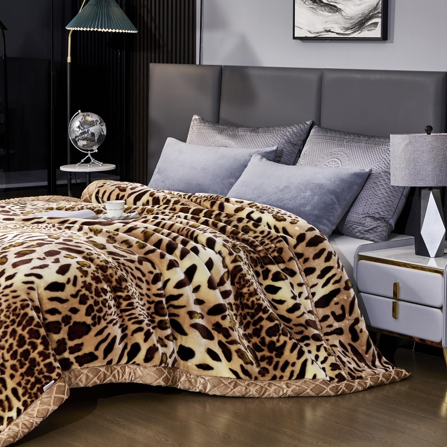 LGYKUMEG Gewichtete Koreanischen Nerzdecke,Fleecedecke, Plüschsamt, King-Size-Größe 150 x 200cm2kg, zweilagig, wendbar, seidig weich, Knitter- und lichtbeständig, warme Decke