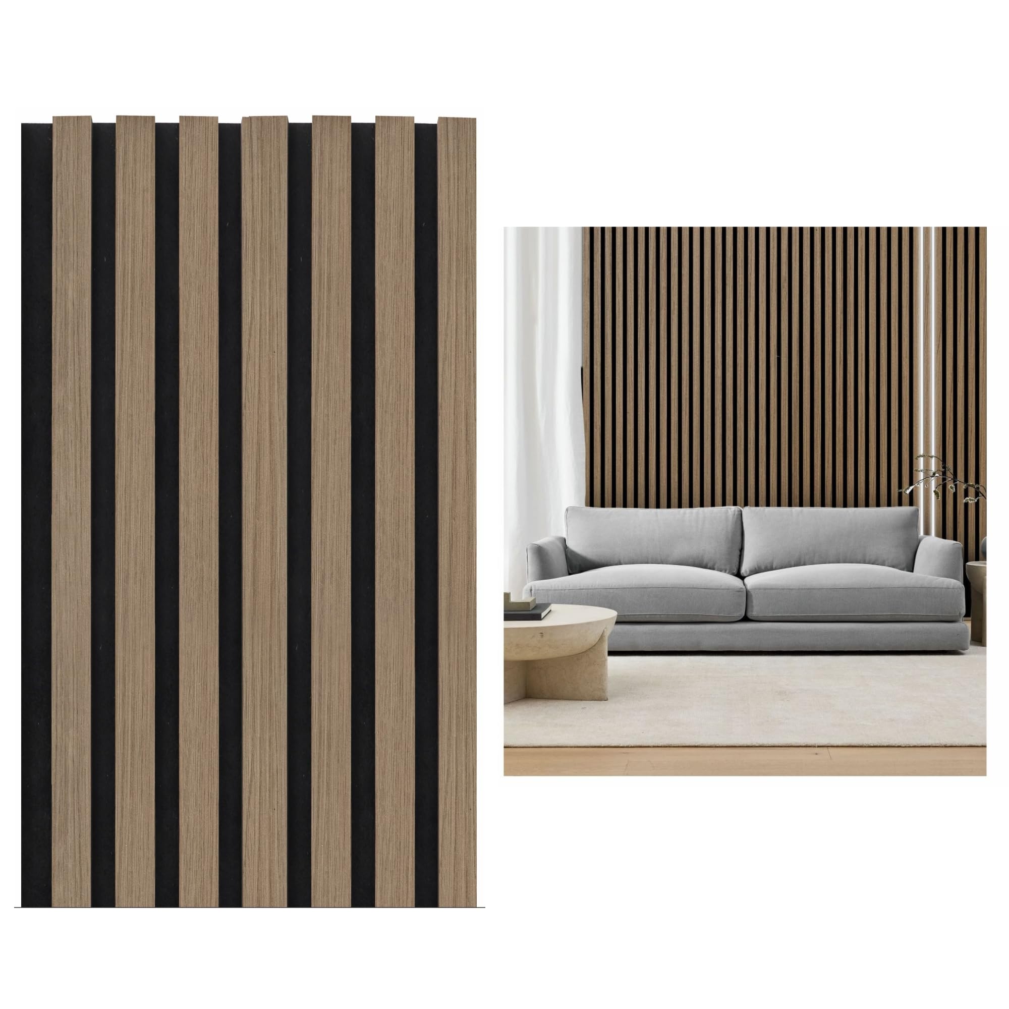Juego de 4 paneles de pared con efecto de láminas para revestimiento de pared, techo de polímero, plástico, interior y exterior, 30 x 240 cm, encastre lateral, recortables, rígidos, decorativos