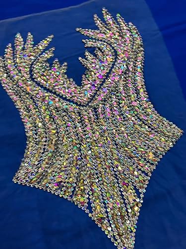 Miniatura 4 de Cuentas de costura hechas a mano con diamantes de imitación de color AB para adornos, accesorios para adornos de ropa de vestir