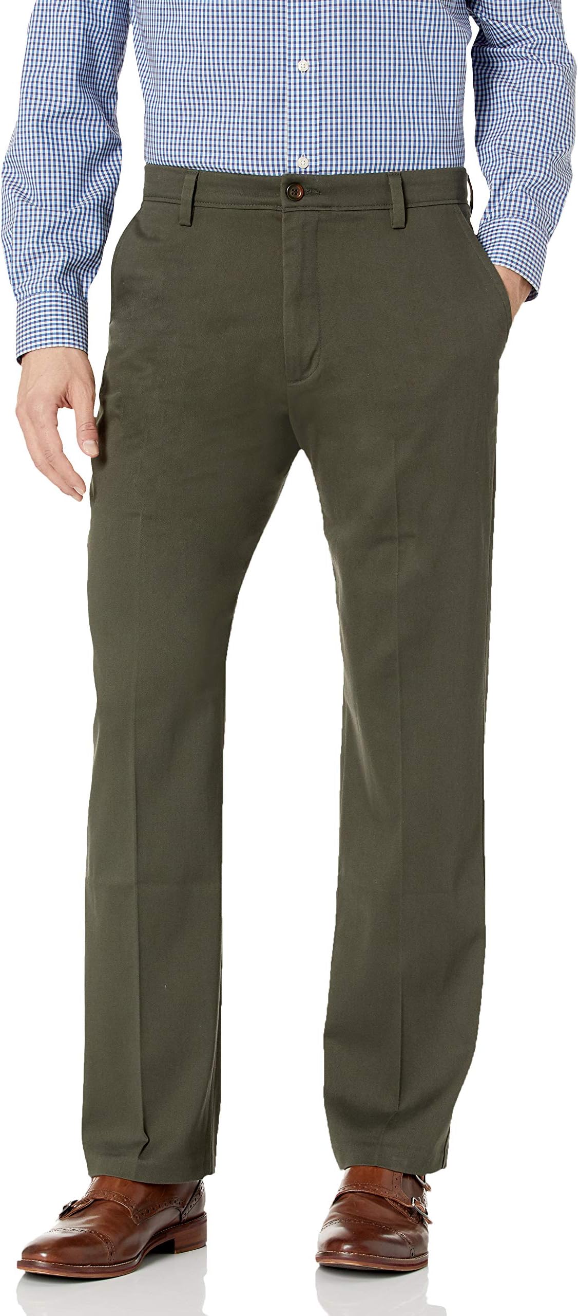 Men's Easy Khaki D3 Classic-Fit Flat-Front Pant