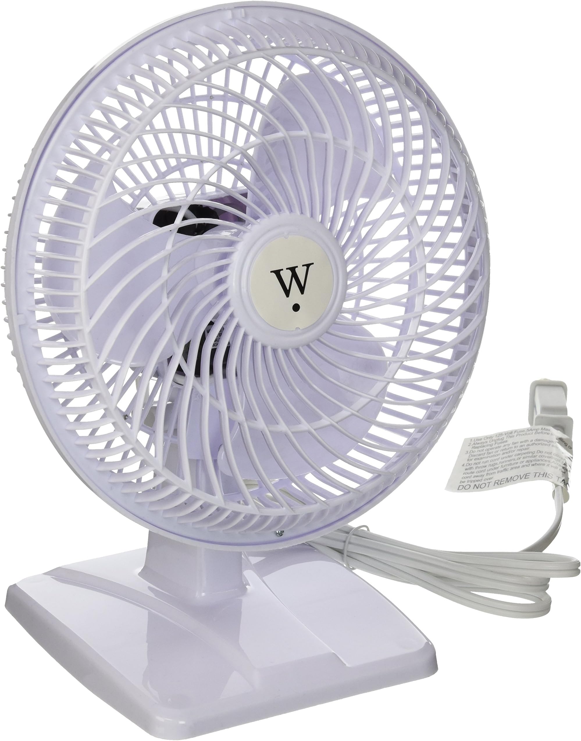lf-7dc Westpointe, 7", 1 Speed, Desk Clip Combo Fan
