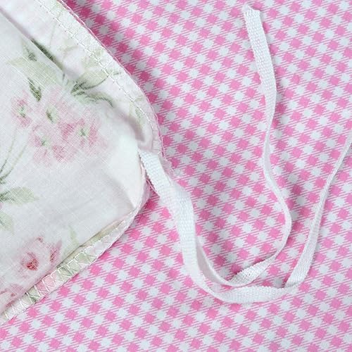 Miniatura 4 de FADFAY Juego de funda de edredón floral rosa Shabby Rose para niñas 100 algodón ultra suave 7 piezas 1 funda de edredón  1 sábana bajera  1 sábana