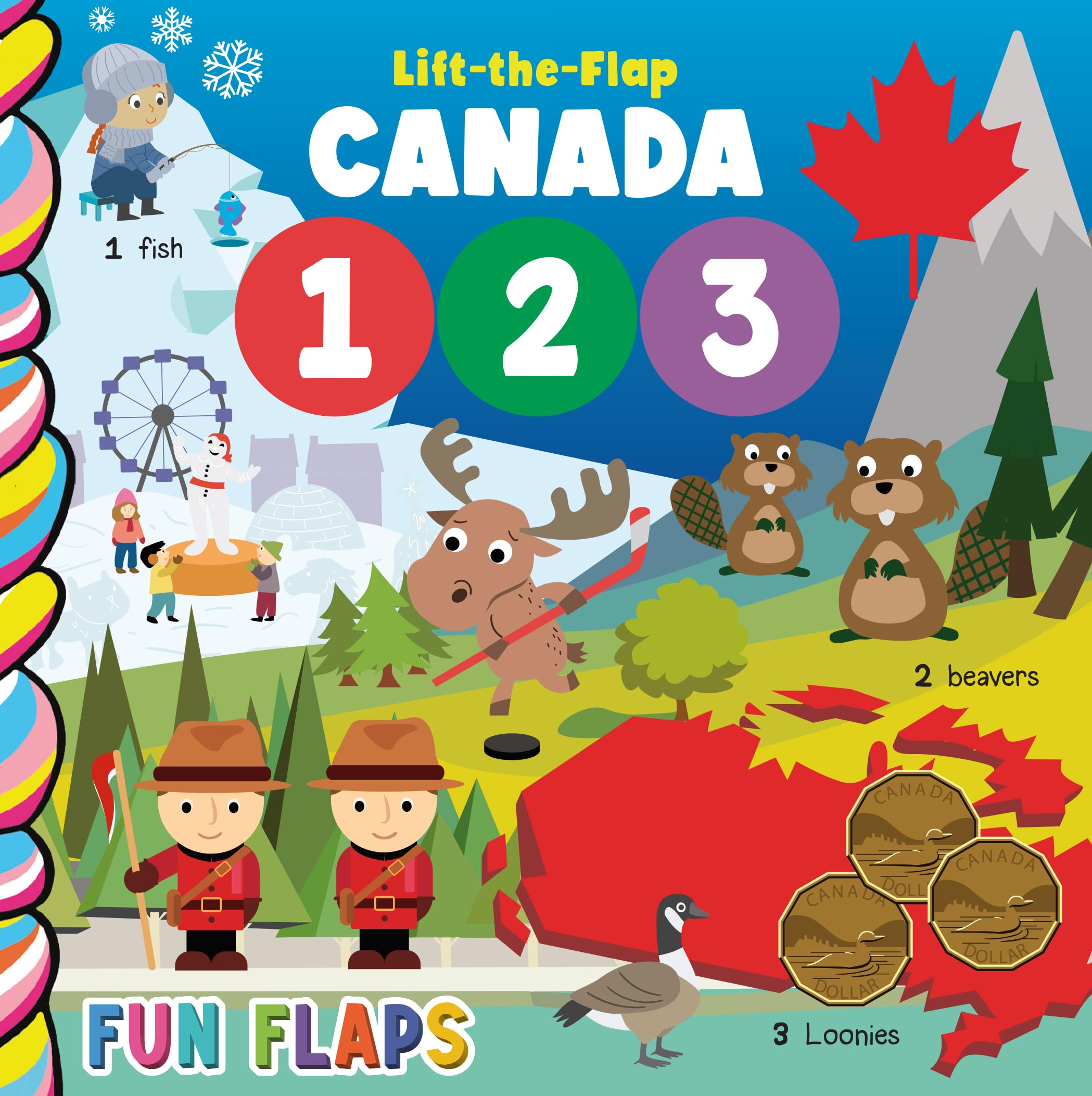 Canada 123 Fun Flaps (a chunky lift-the-flaps board book)