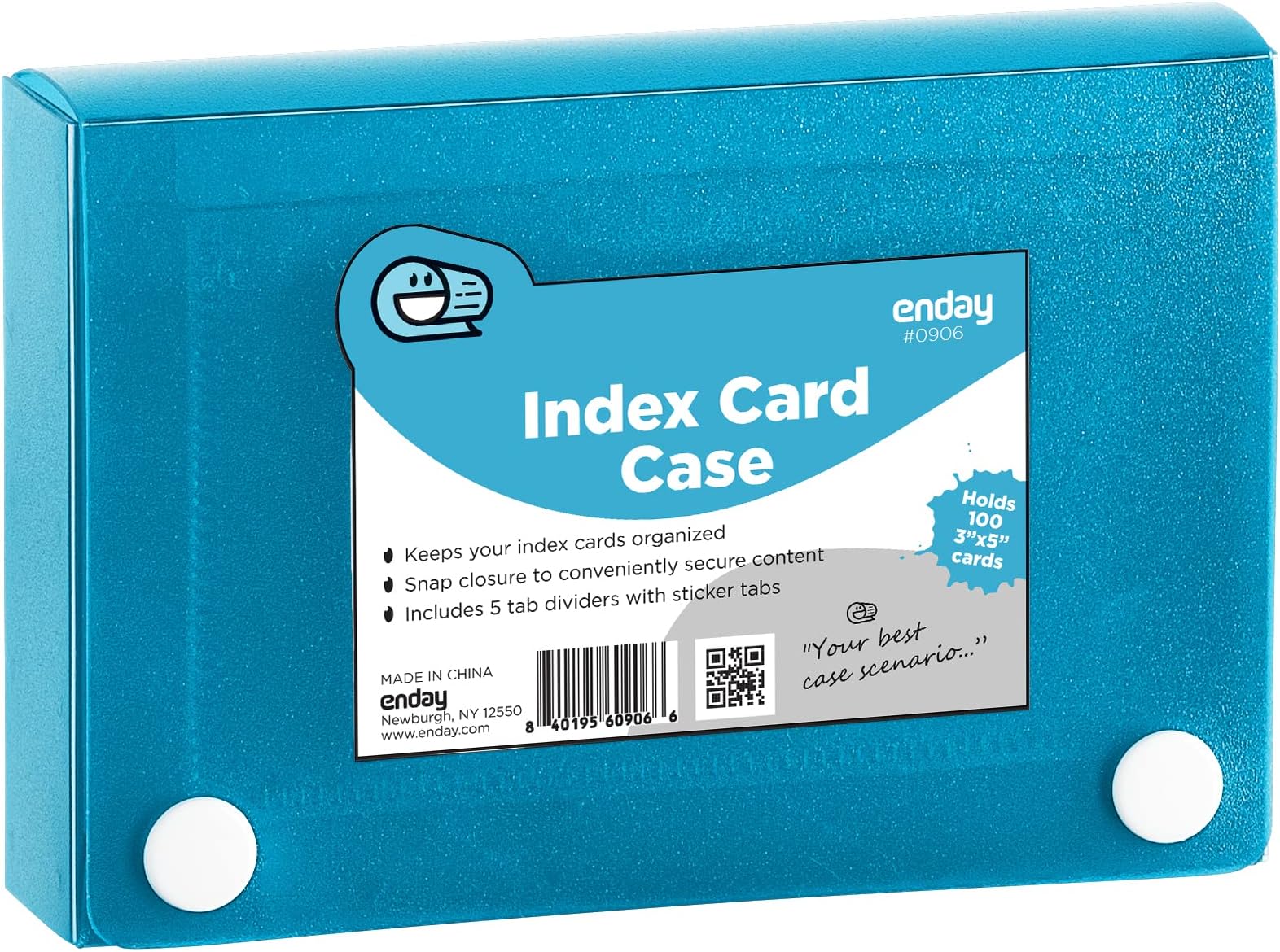 Amazon.com : H4D Index Card Holder 3x5, Index Card Box Organizer Case ...