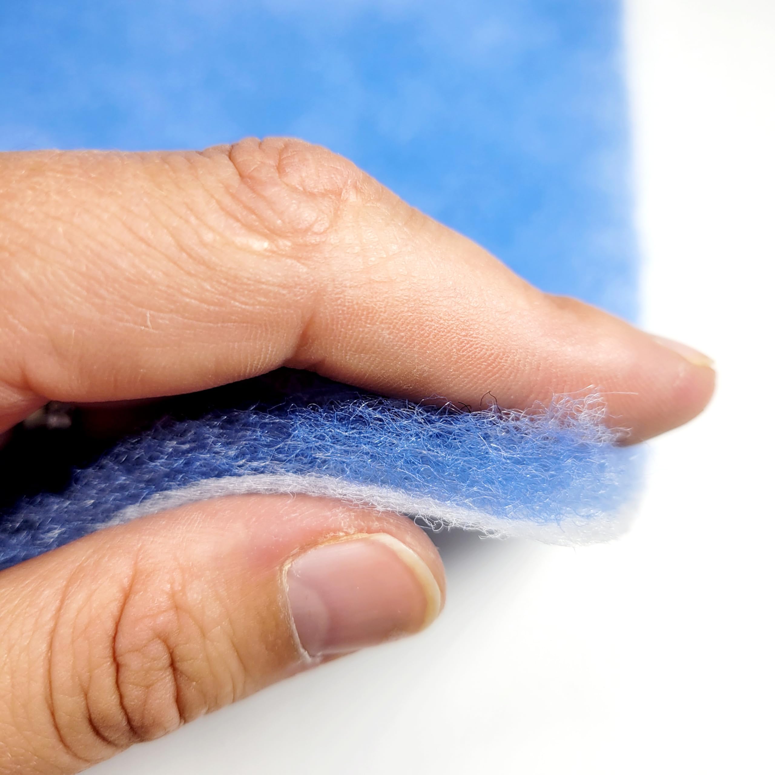 Filtermatte blau/weiß für Lüfter und Hausgeräte 1 x 2 m Filterklasse G2 zum Zuschneiden Filtervlies Filterrolle G2 Filtermatte zum schneiden kleines Filtervlies Staubvlies