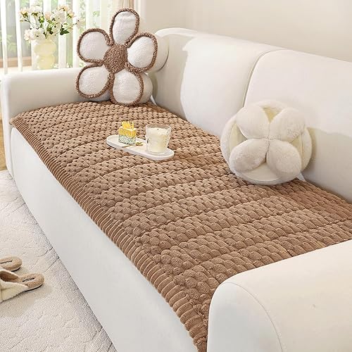 Miniatura 29 de Funda de sofá lavable para perros, funda de sofá modular suave y mullida en forma de L, protector grueso apto para mascotas, tapete para sofás y