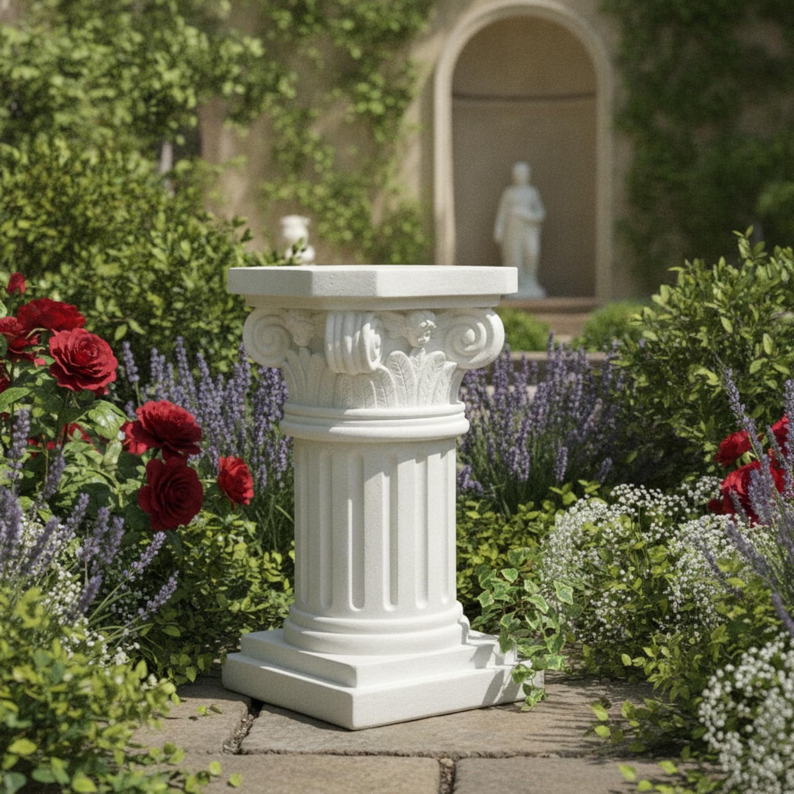 Pilar Romana Estilo Europeo Pilar Romana Acabado Imitación Piedra corativo para Bodas, Patios, Columna A Grande