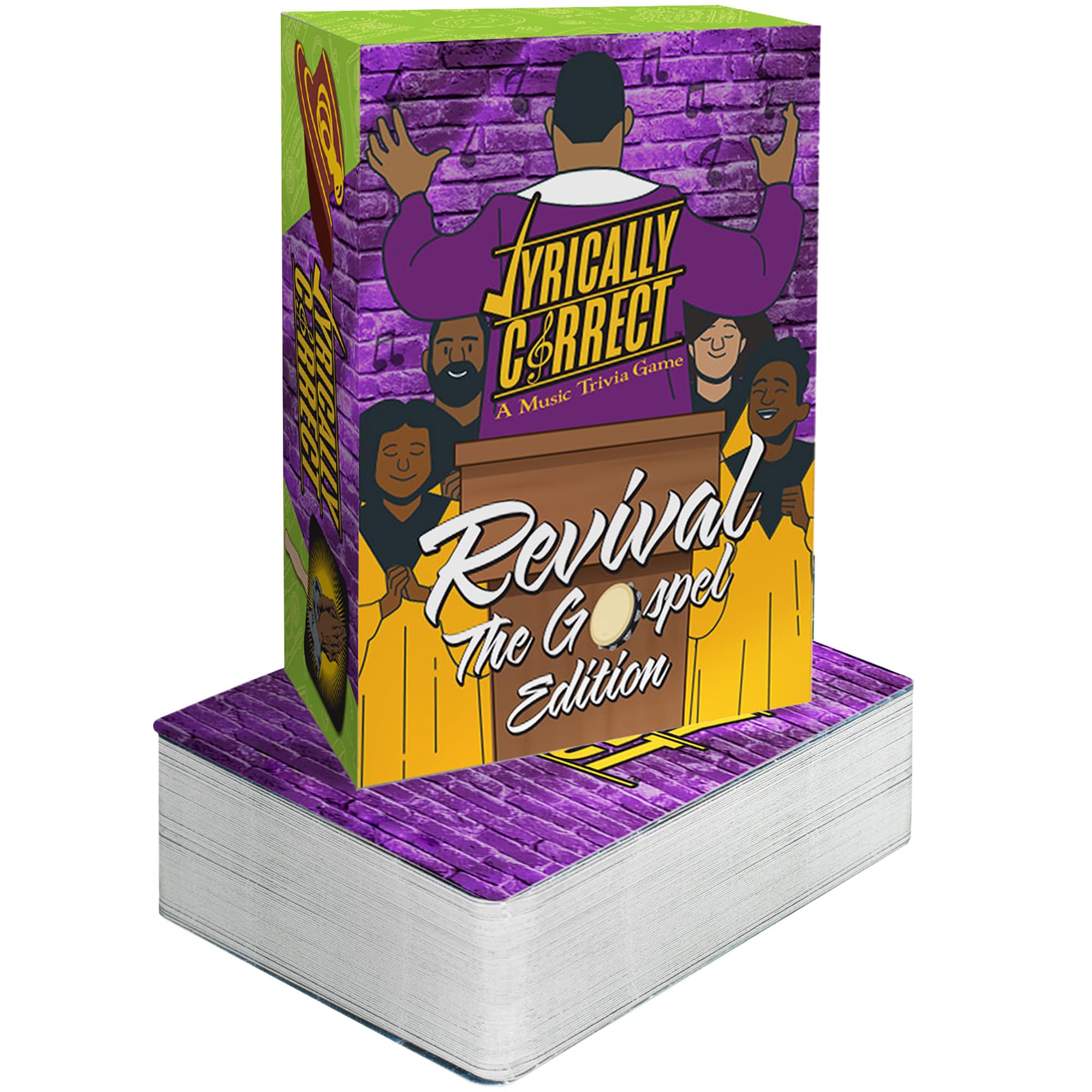 The Revival Gospel Music Trivia Kartenspiel | Multi-Generationen-Familientreffen, Spielabend für Erwachsene und lustige Trivia