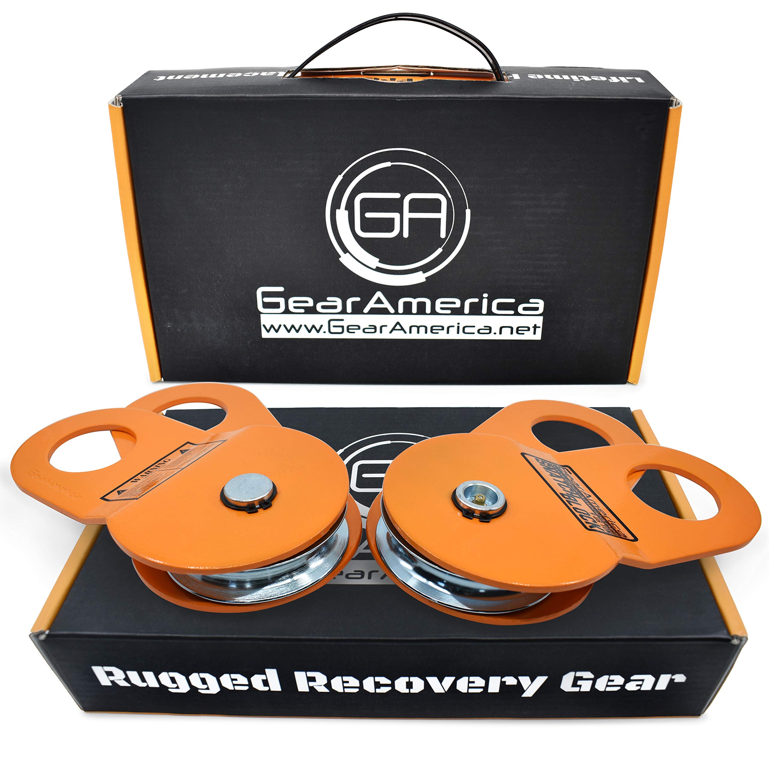 Buy GearAmerica 2PK Snatch Block 9Ton Heavy Duty Winch Pulley System
