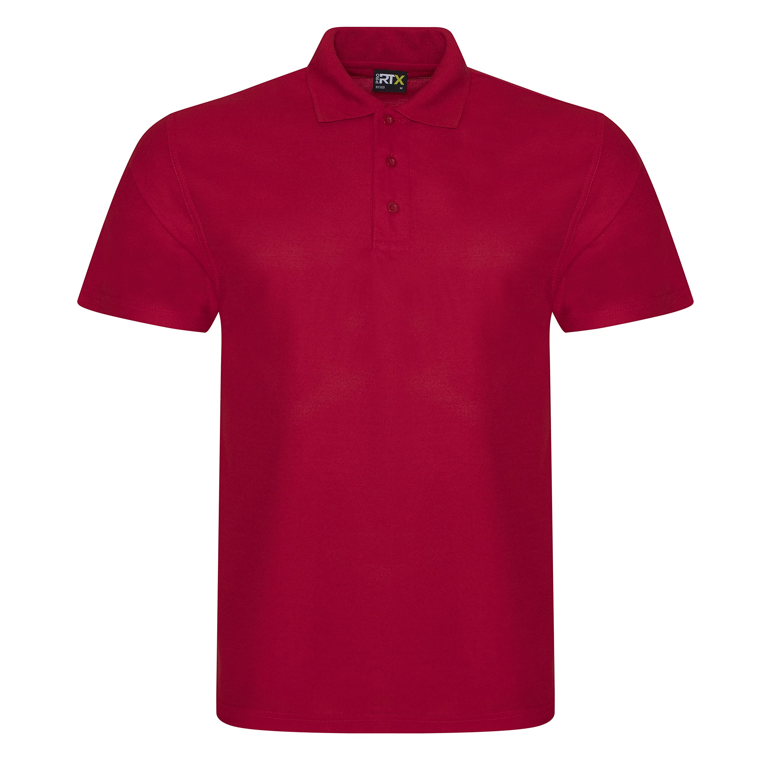PRORTX RX105 Pro Polyester Polo Shirt - Red - 2XL