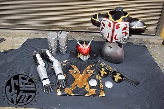 在庫あり 仮面ライダーカリス コスプレ 衣装 フルセット 塗装完成品 手作り仮面ライダーコスプレ衣装：ファイズ、カイザ、イクサ