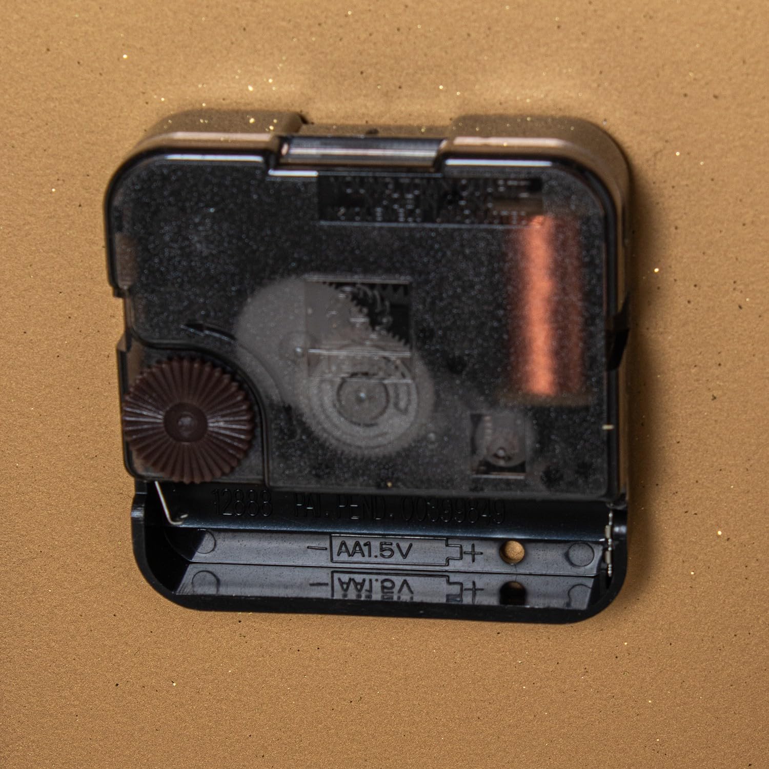 Reloj de pared de Metal Dorado 4.5x106x61 cm
