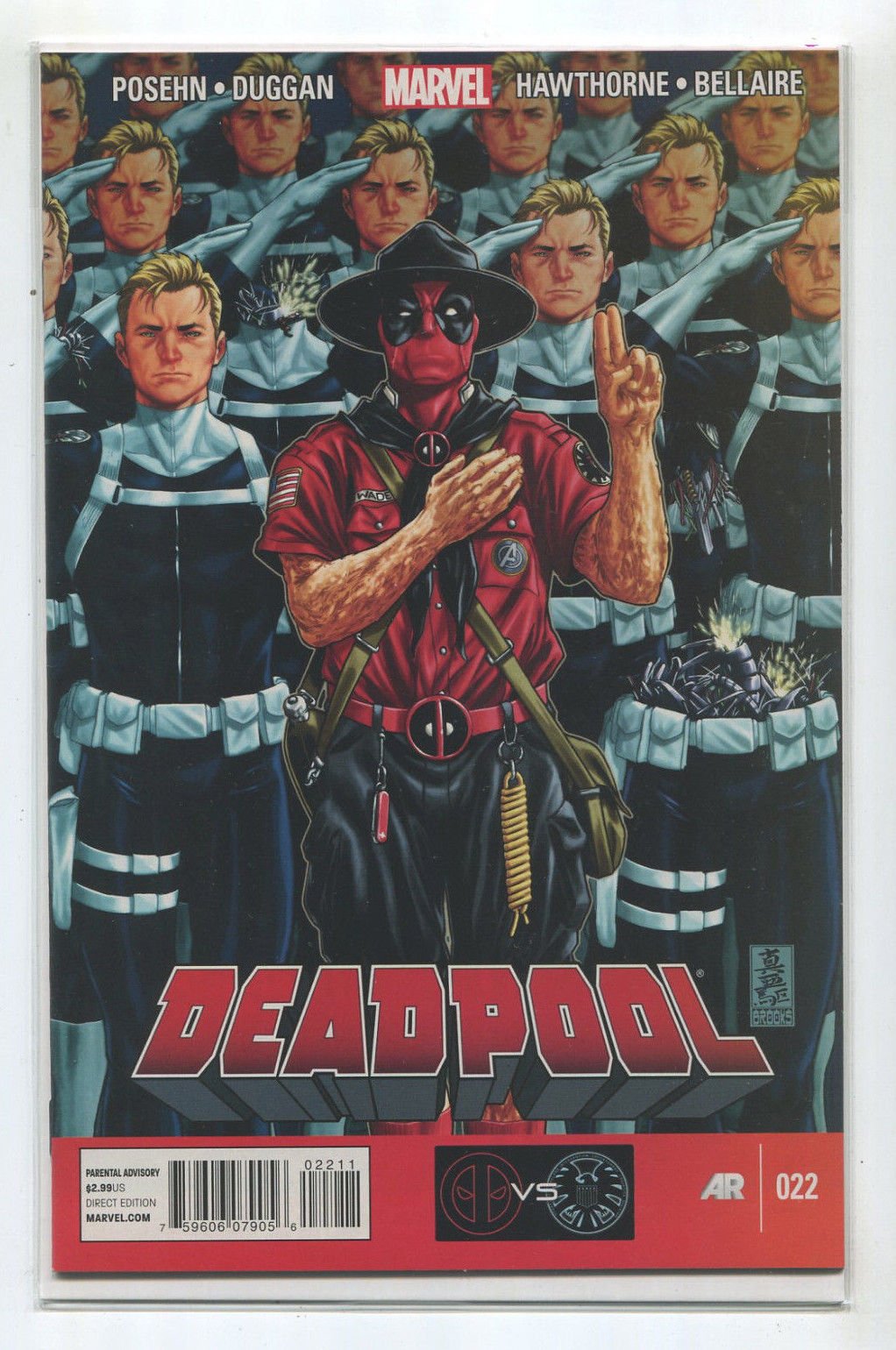 Deadpool #22 NM 2012 Poshn Duggan Hawthorne Bellaire Marvel Comics