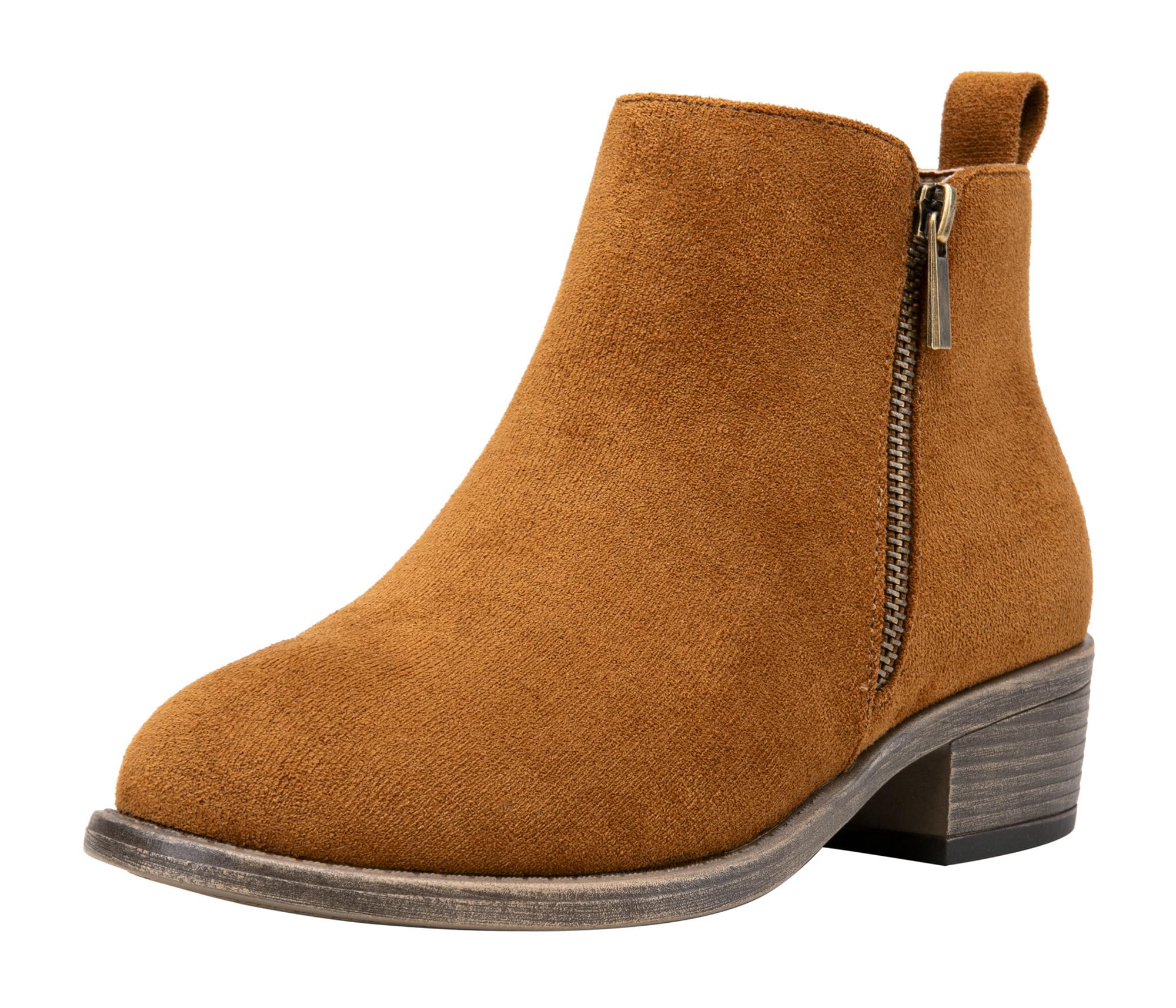 Jeossy Women's Ankle Boots, Classic Low Heeled Short Booties, Casual Comfortable Boots