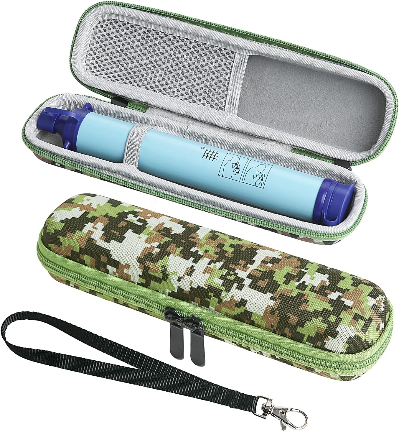 YSAGi Travel Carry Case Cover for LifeStraw, Storage Case for Lifestraw Steel Personal Water Filter, Sewage Purification Zipper Protective Bags CASE ONLY
