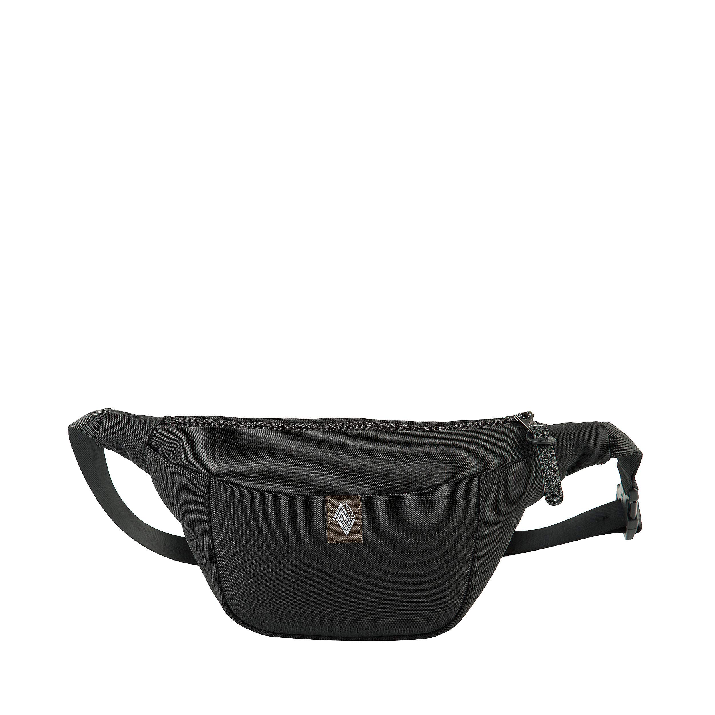 Hip Bag, stijlvolle borsttas, heuptas met 2 vakken, reistas, Heritage schoudertas, festival heuptas, buiktas, 25 x 14 x 8 cm, Dead Flower