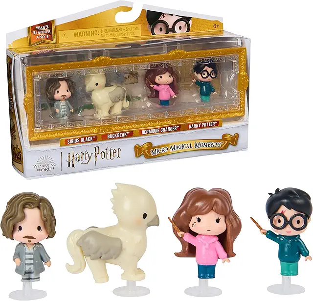 Figurines Harry Potter Moments Magiques - Scène Prisonnier d'Azkaban avec 4 Personnages