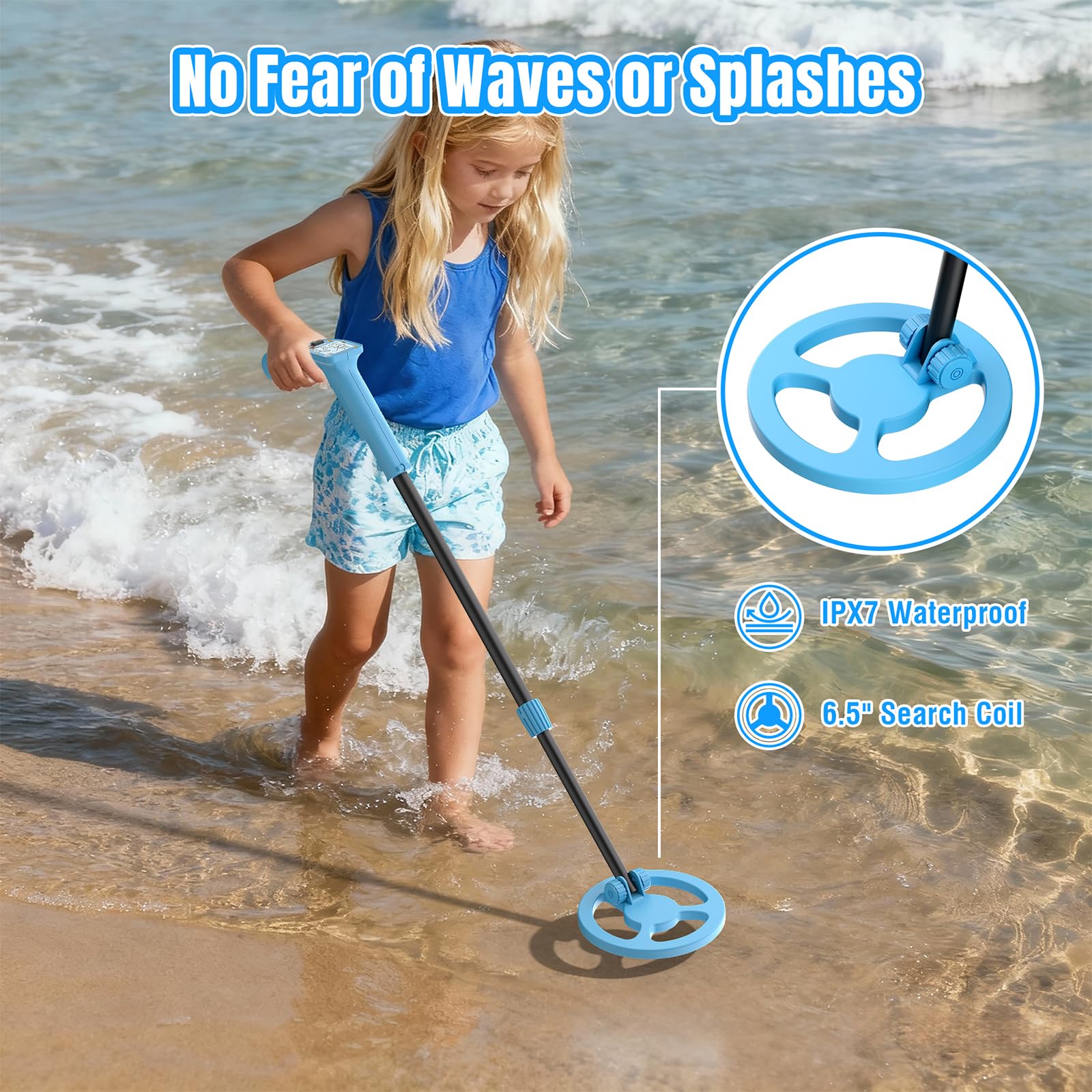 Raddy MD65K: Metal Detector Per Bambini Leggero E Divertente, Caccia Al Tesoro Assicurata!