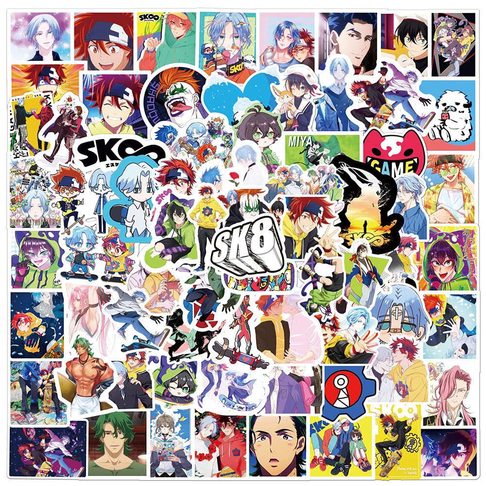 SK8 The Infinity Sticker Pack 100pcs, Vinyl Sticker for Water Bottles Laptop Skateboard Notebook Gift for Adults Kids Teens - Image 2