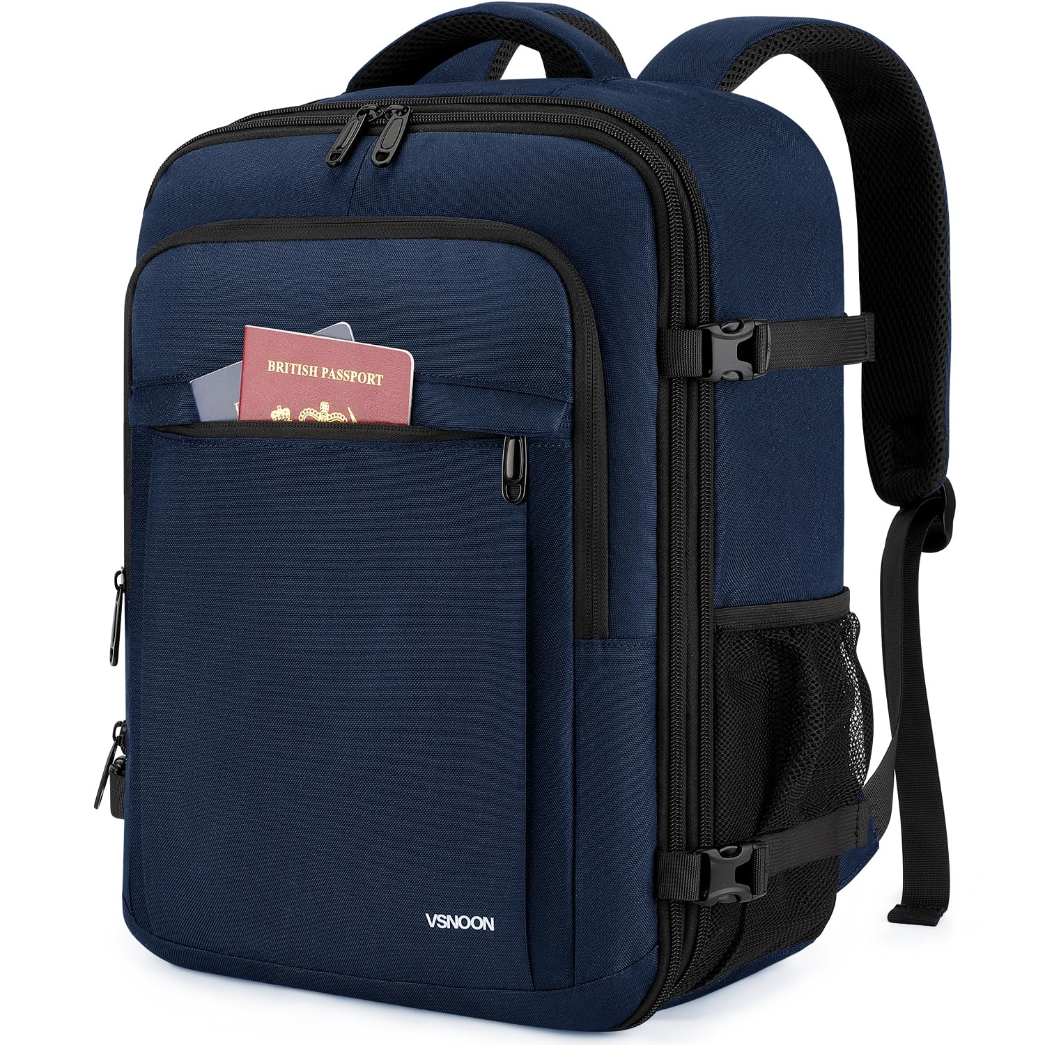 EasyJet Handgepäcks 45 x 36 x 20, Erweiterbare Reiserucksack 32L bis 40L | Wasserdicht Rucksack Handgepäck Flugzeug, EasyJet Handgepäcks 45 x 36 x 20 cm für 17.3 Zoll Laptop für Lufthansa Eurowings