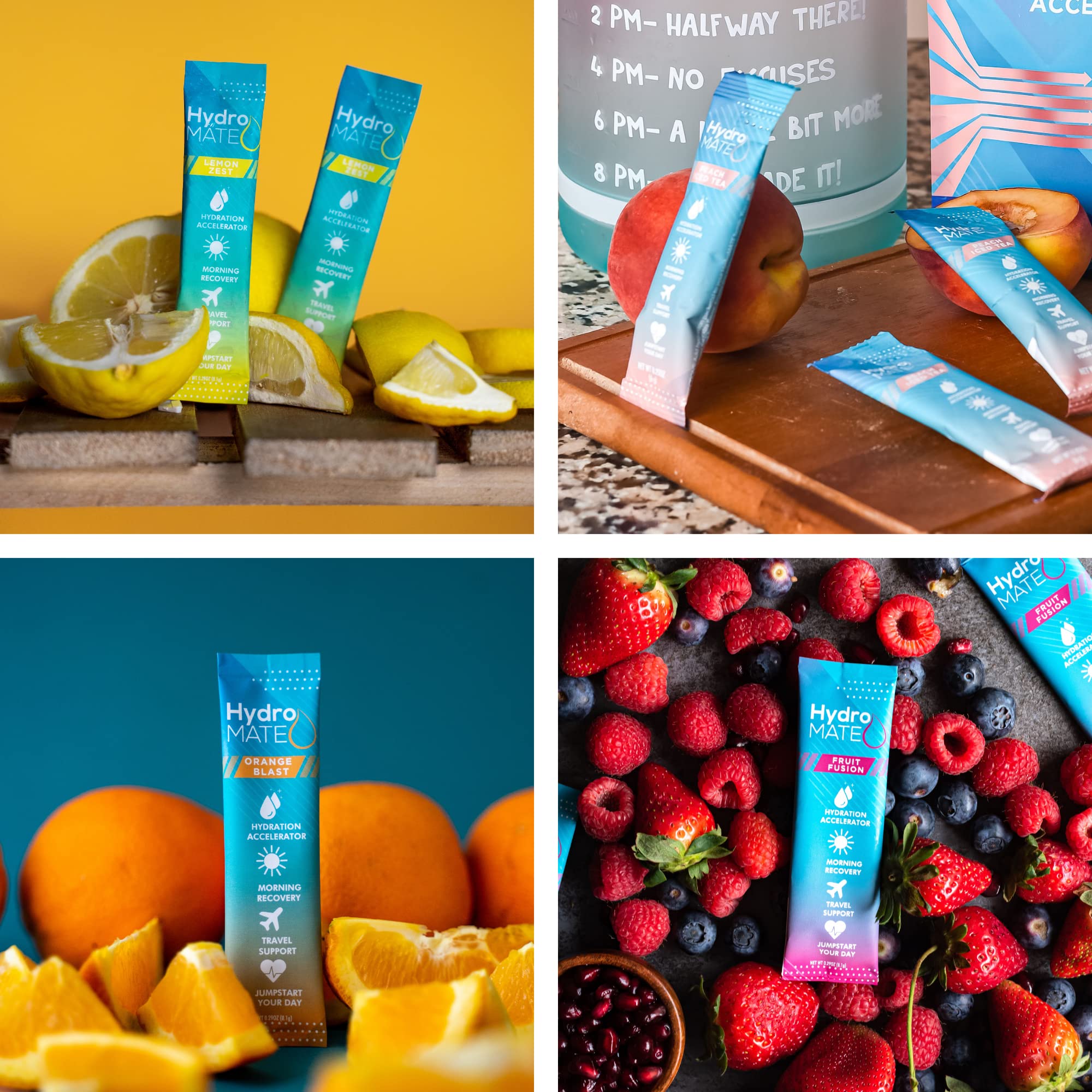 Buy HydroMATE Electrolytes Powder Drink Mix Packets Hydration