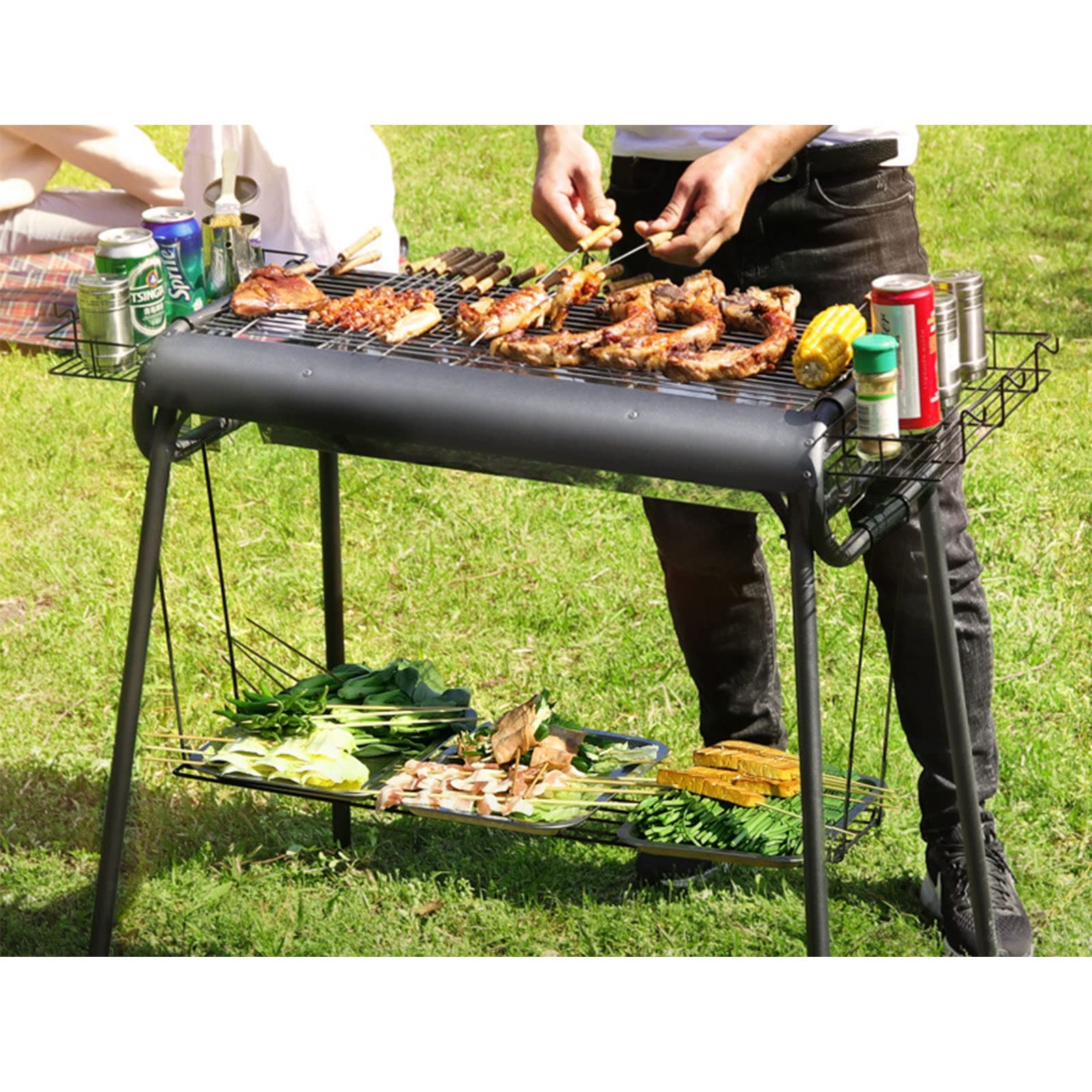 grill ogrodowy, Grill na świeżym powietrzu w domu Składany Łatwa instalacja