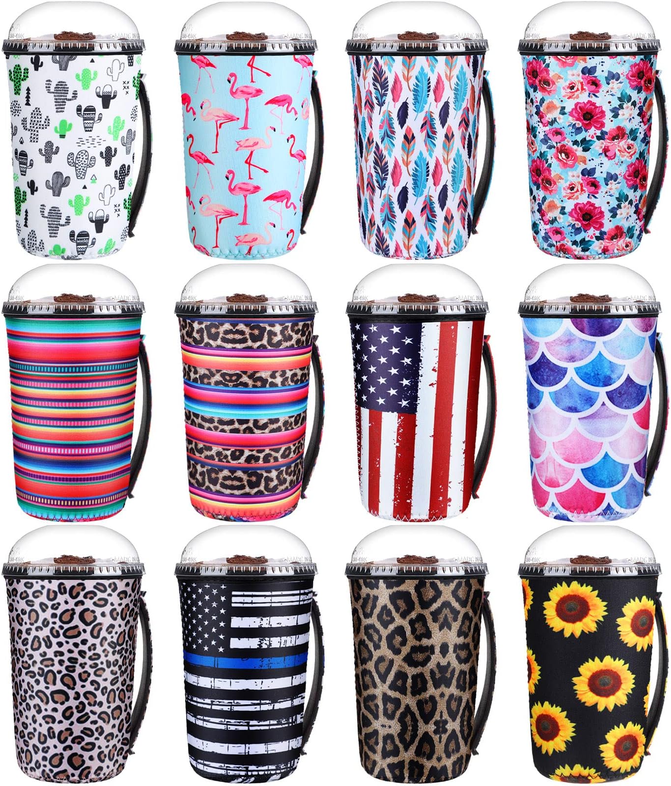 CM Reusable Coffee Cup Sleeve Iced Coffee Mug Sleeve Cover