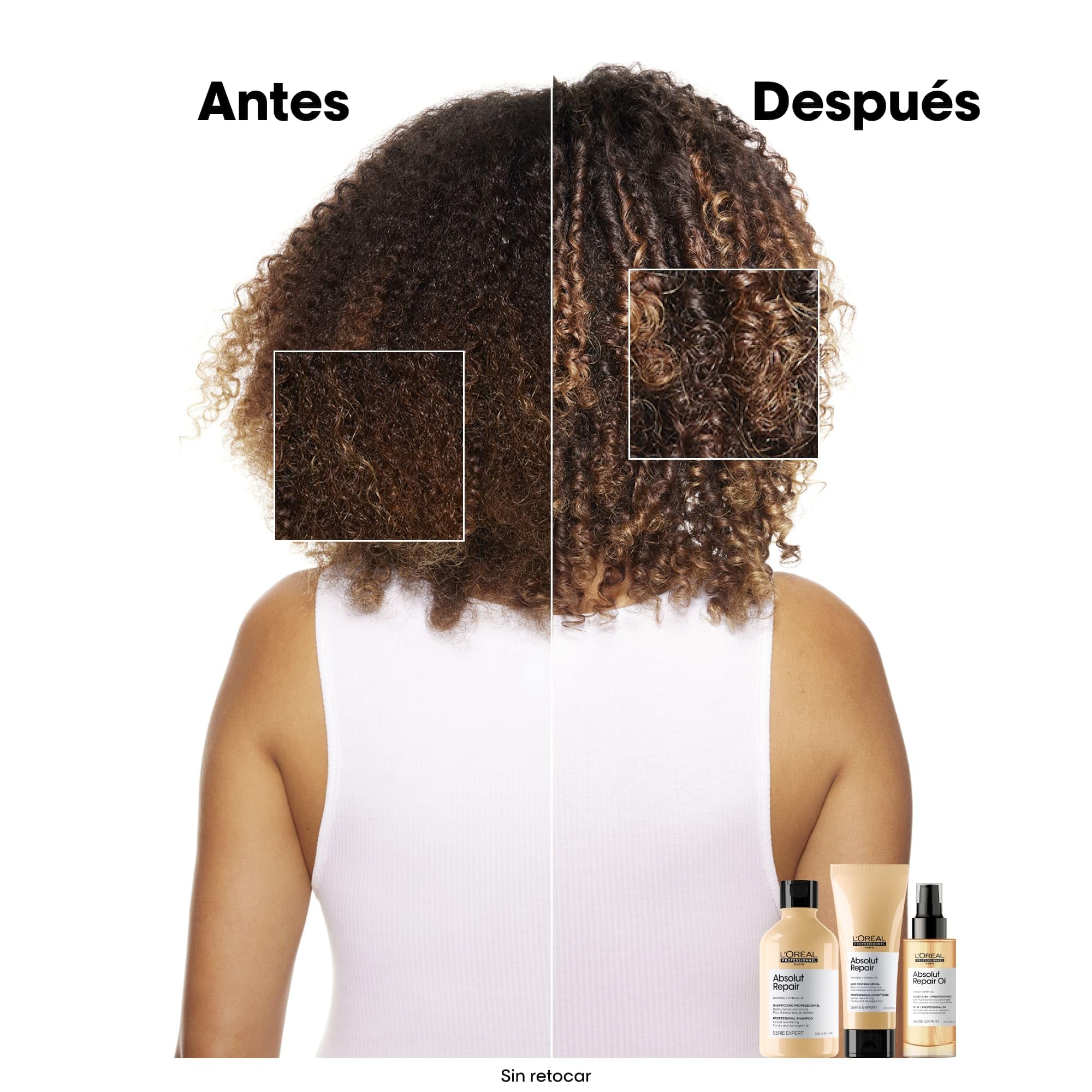 L'Oréal Professionnel, Acondicionador Tratamiento Reconstructor para Pelo Seco y Dañado, Absolut Repair