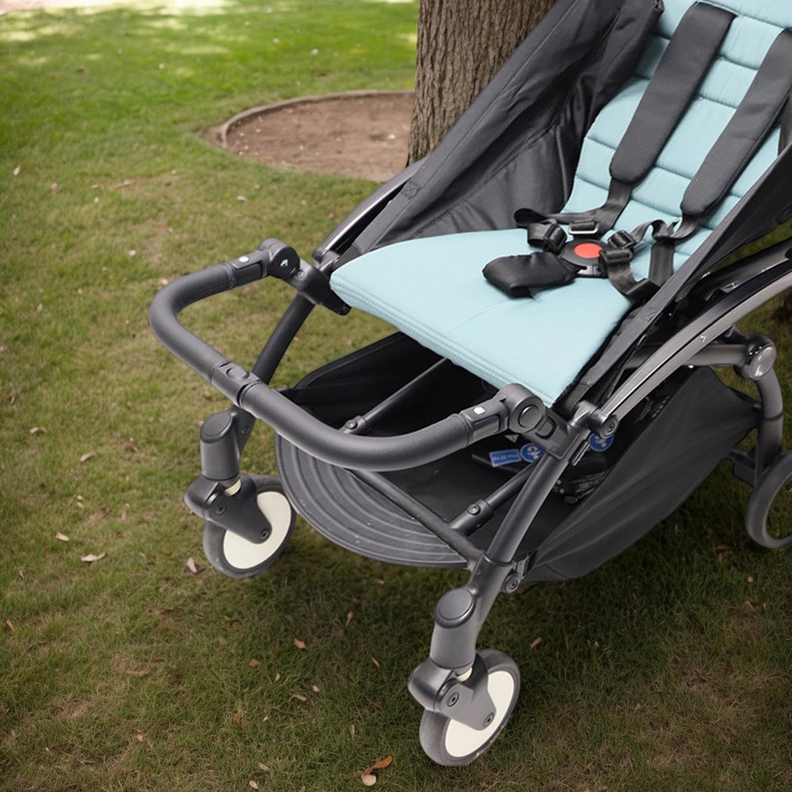 Stoßstange für Kinderwagen, Stoßstange für Kinderwagen, Armlehne, Griff, verstellbarer Winkel | Lenkerstange für Armlehne für Kinderwagen, Zubehör für