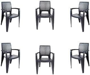 CREVICOSTA QUALITY MARK MARCAS DE CALIDAD - Set 6 Sillas Caribe (Antracita)