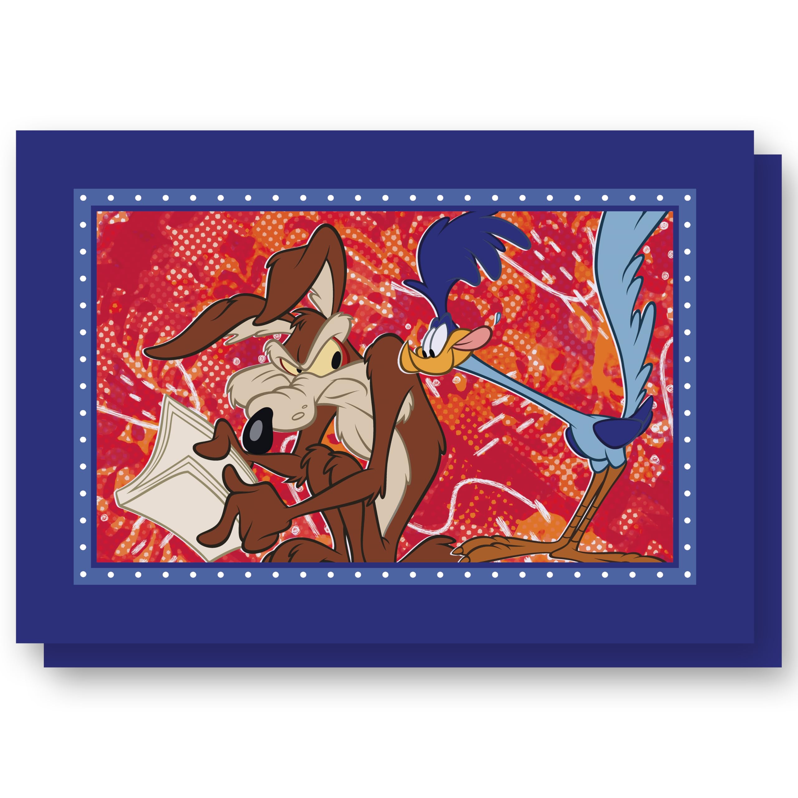 Egan Willy The Coyote and Beep Beep Cotton Placemats, Set of 2, 45 x 30 cm