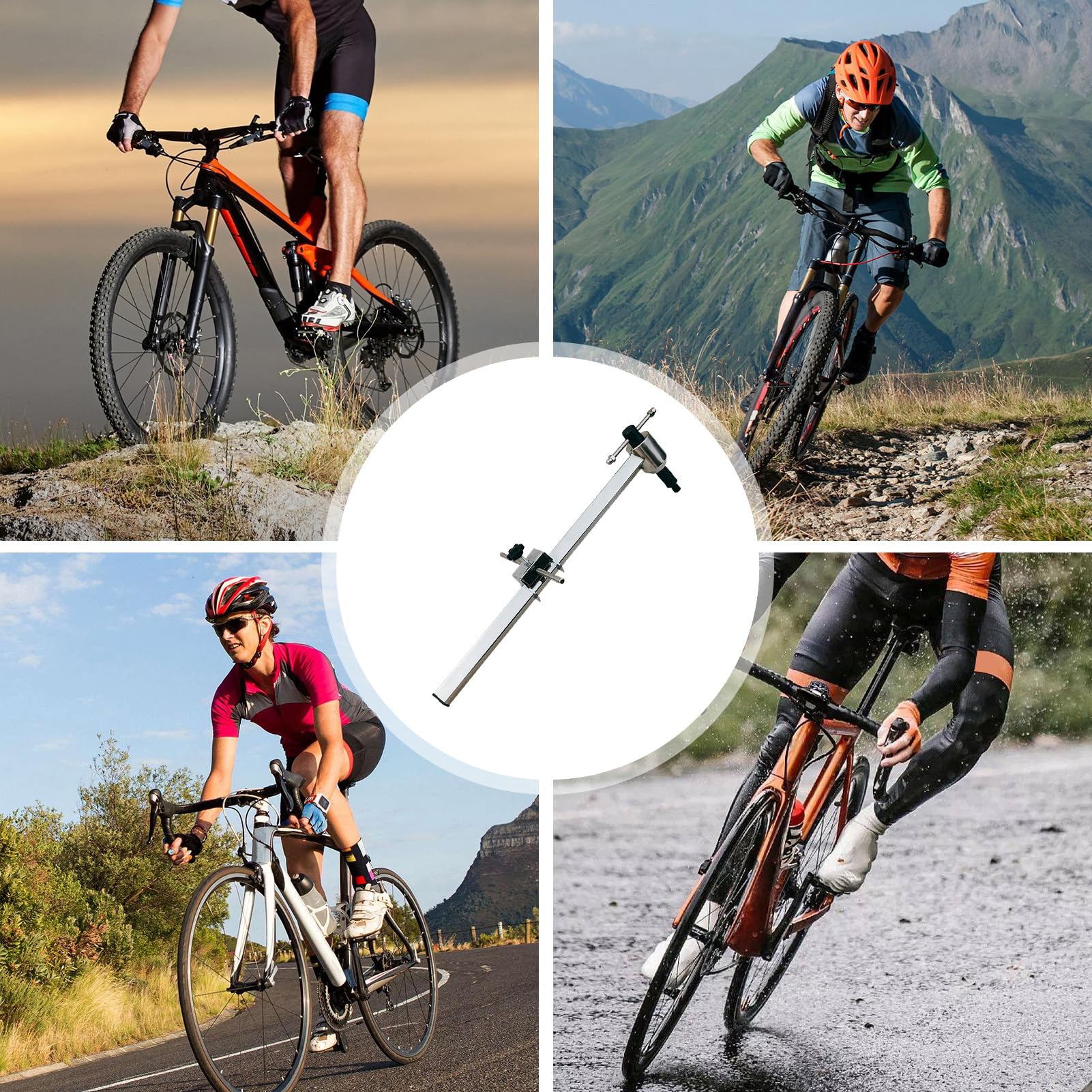 Genérico Road Tail Hook Aligner, Schaltauge-Ausrichtungslehre | Ausrichtungslehre für Schaltauge mit Härte - -Schaltauge-Winkel rechts symmetrischer Einsteller für Fahrrad-Reparaturwerkzeug