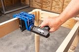 Kreg Pocket-Hole Jig 520PRO2 - Mobile, Efficient Drilling Template for Pocket Hole Connections - Fast, Stable Wood Connection - For Material Thicknesses from 12 mm - 38 mm - Includes Drill, Bit - 2