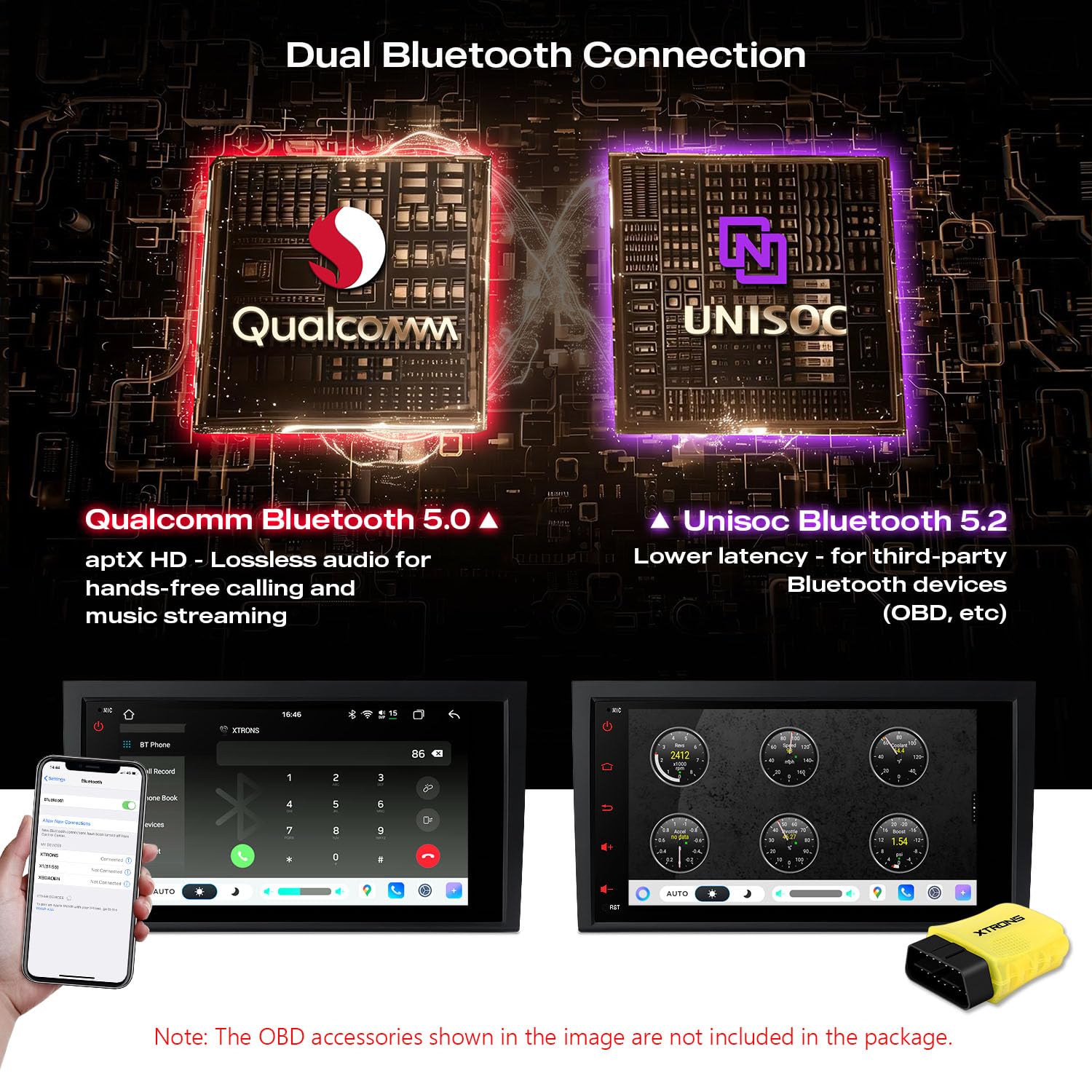 XTRONS Android 14 Autoradio Octa Core 8+128GB für Audi A4 S4 RS4 8-Zoll-IPS-QLED-Bildschirm Integriertes 4G LTE DSP Bluetooth WiFi Car Play Android Auto GPS Optional DAB OBD TPMS