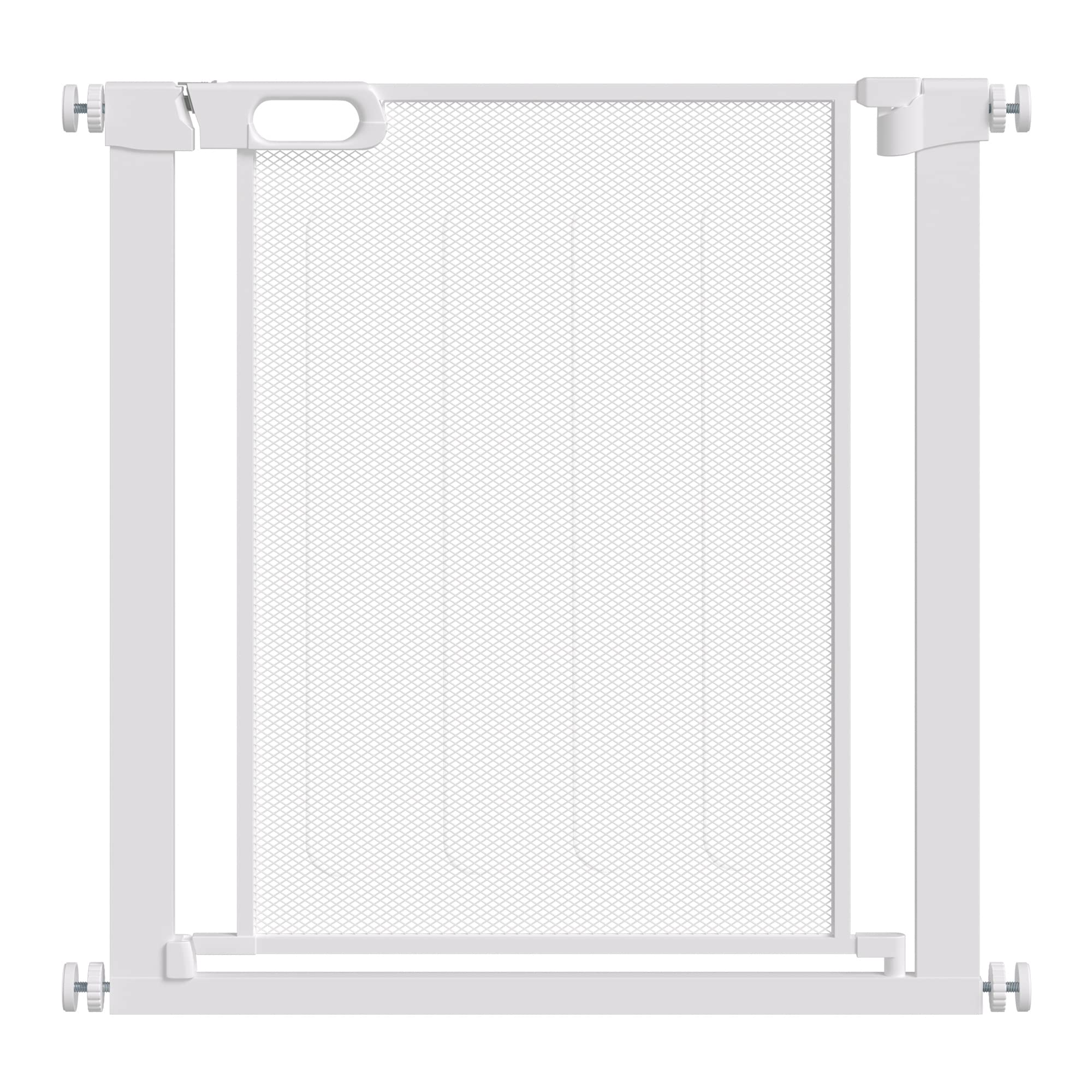 PawHut Pet Safety Gate - Pressure Fit - 75-82cm - White