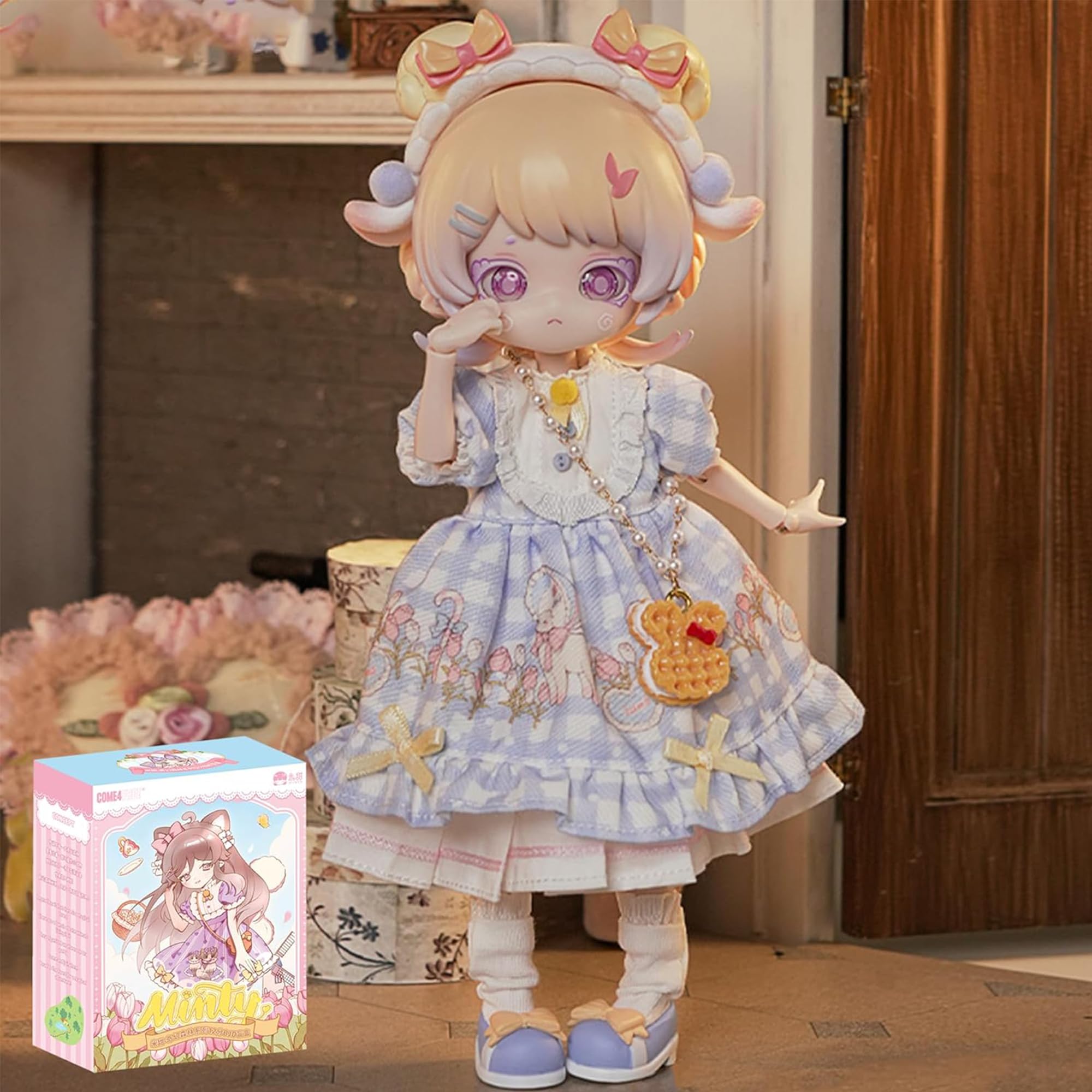 TOYVERSE COME4FREE BJD Minty The Enchanted Forest Series, MuGe The Little Sheep, Standard Edition, 1 piece/19 cm, BJD doll, movable dolls with doll clothes, birthday gift, ages 15 and up — image 1