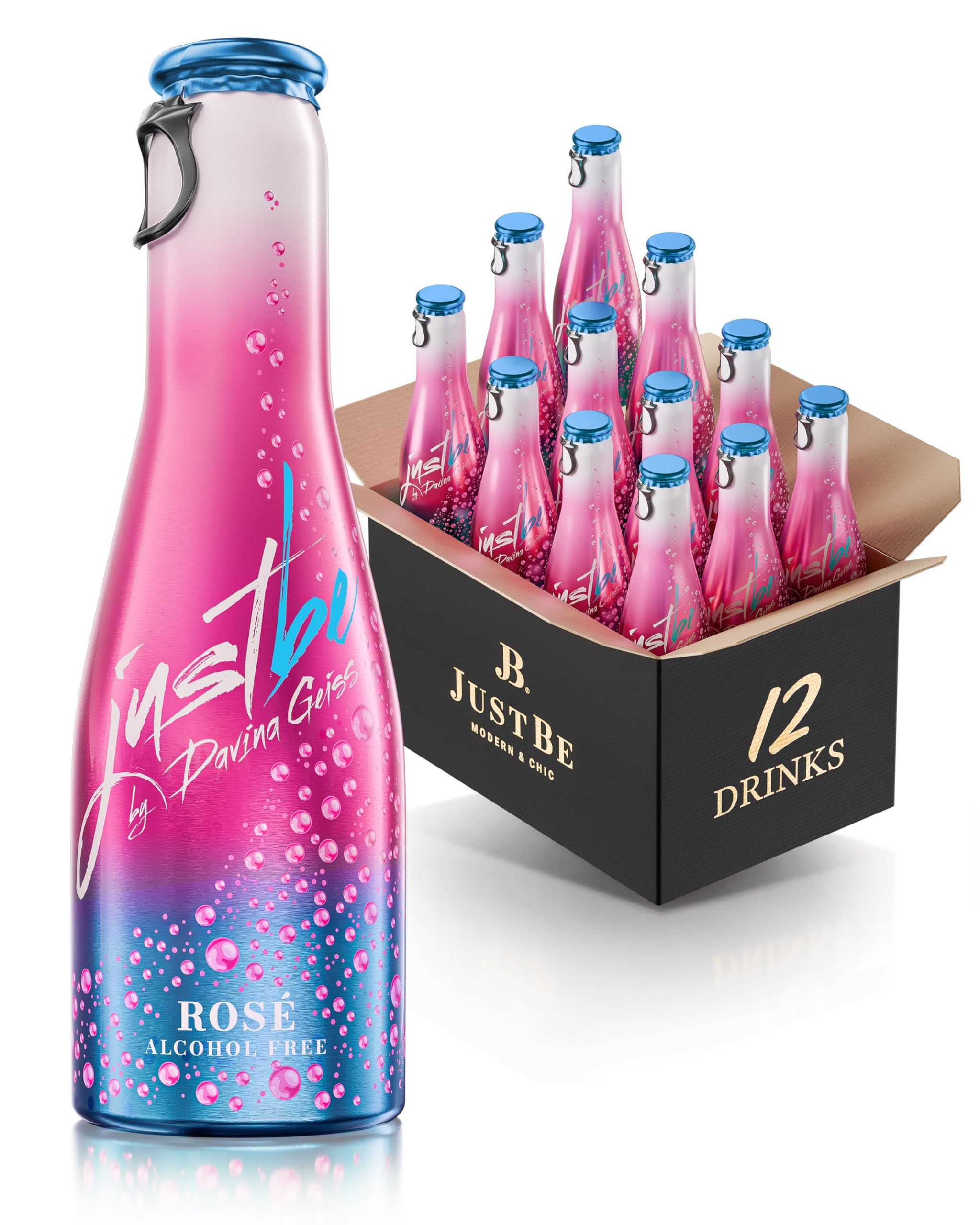 JustBe Rosé Alkoholfrei by Davina Geiss (12 x 0,2l)